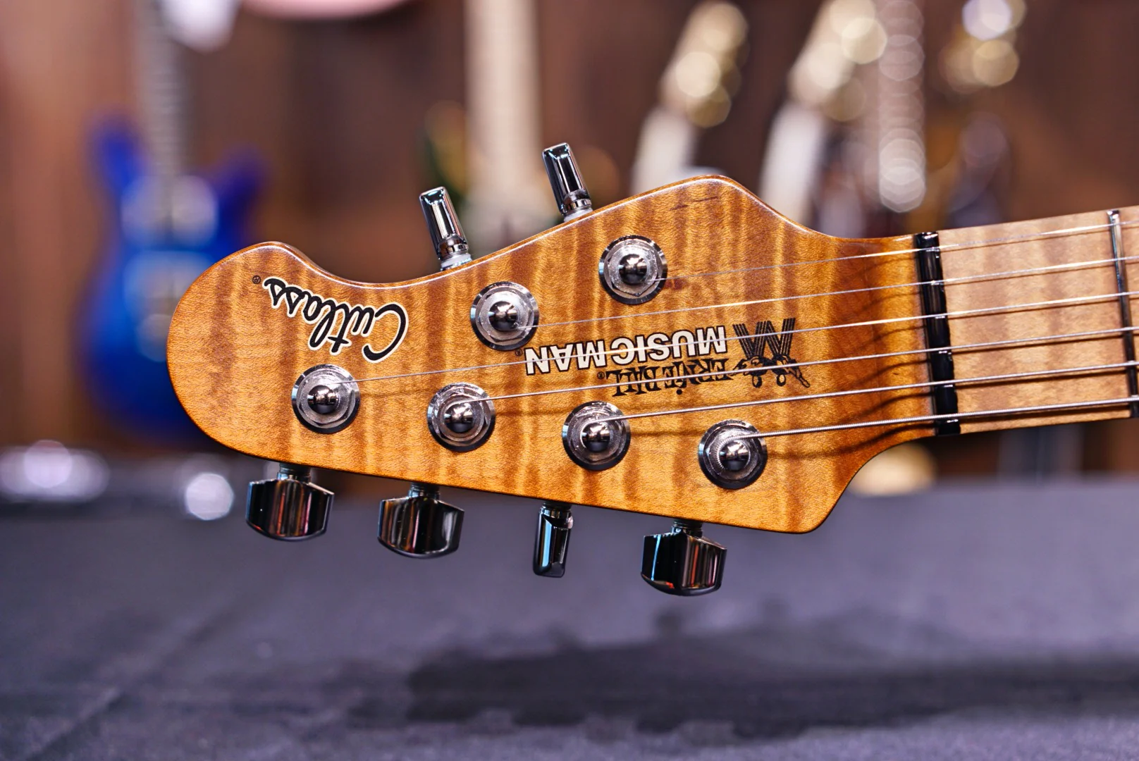 Ernie Ball Music Man Cutlass RS - Vintage Sunburst G97731 - Image 5