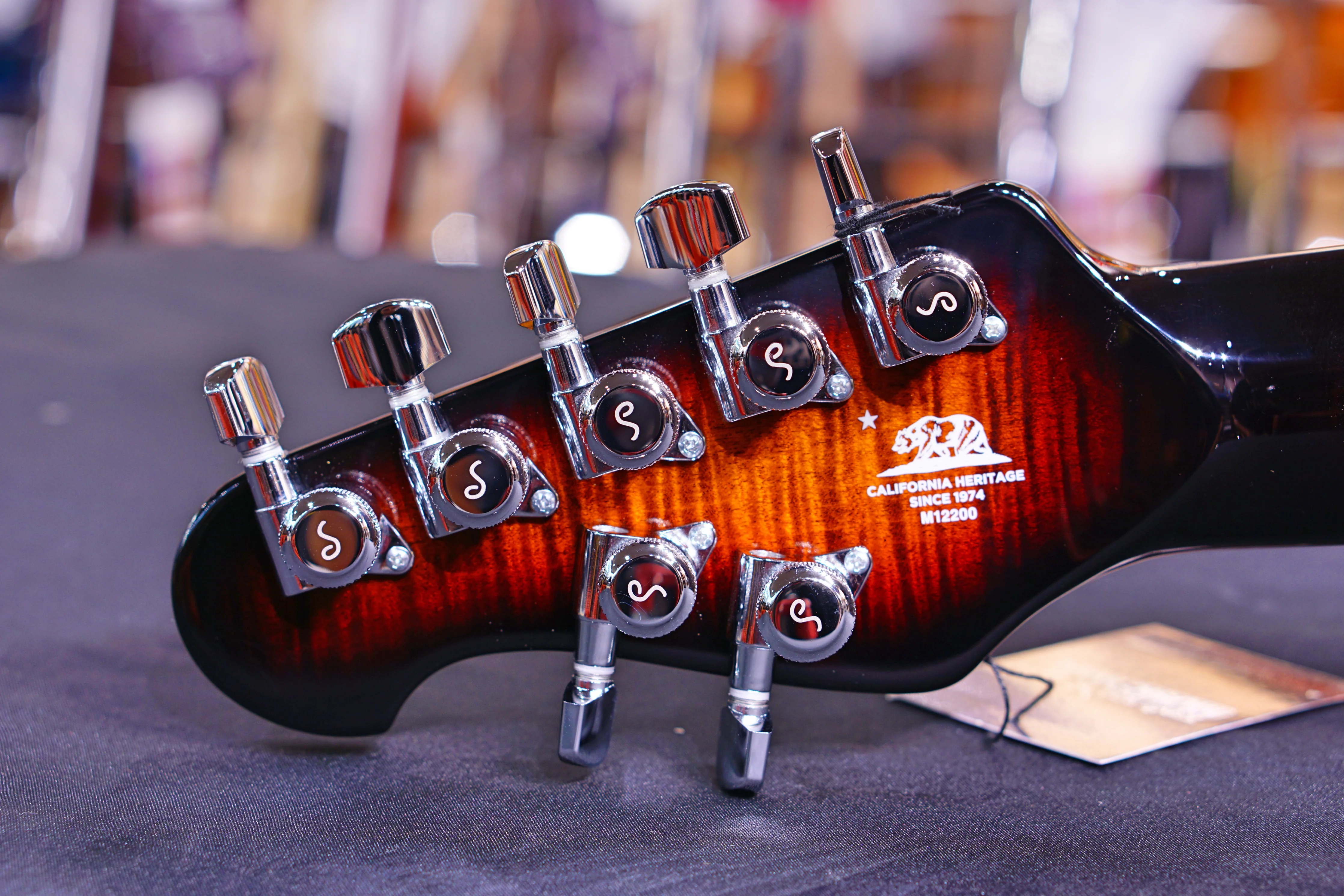 Ernie Ball Music Man John Petrucci Majesty 7 - Tiger Eye M12200 - Image 6