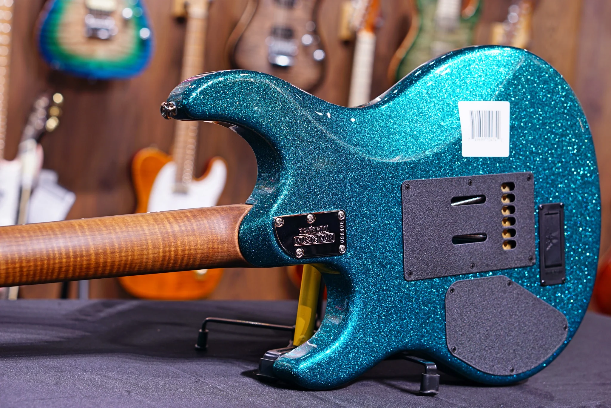 Ernie Ball Music Man Luke III HH - Ocean Sparkle G98406 - Image 7