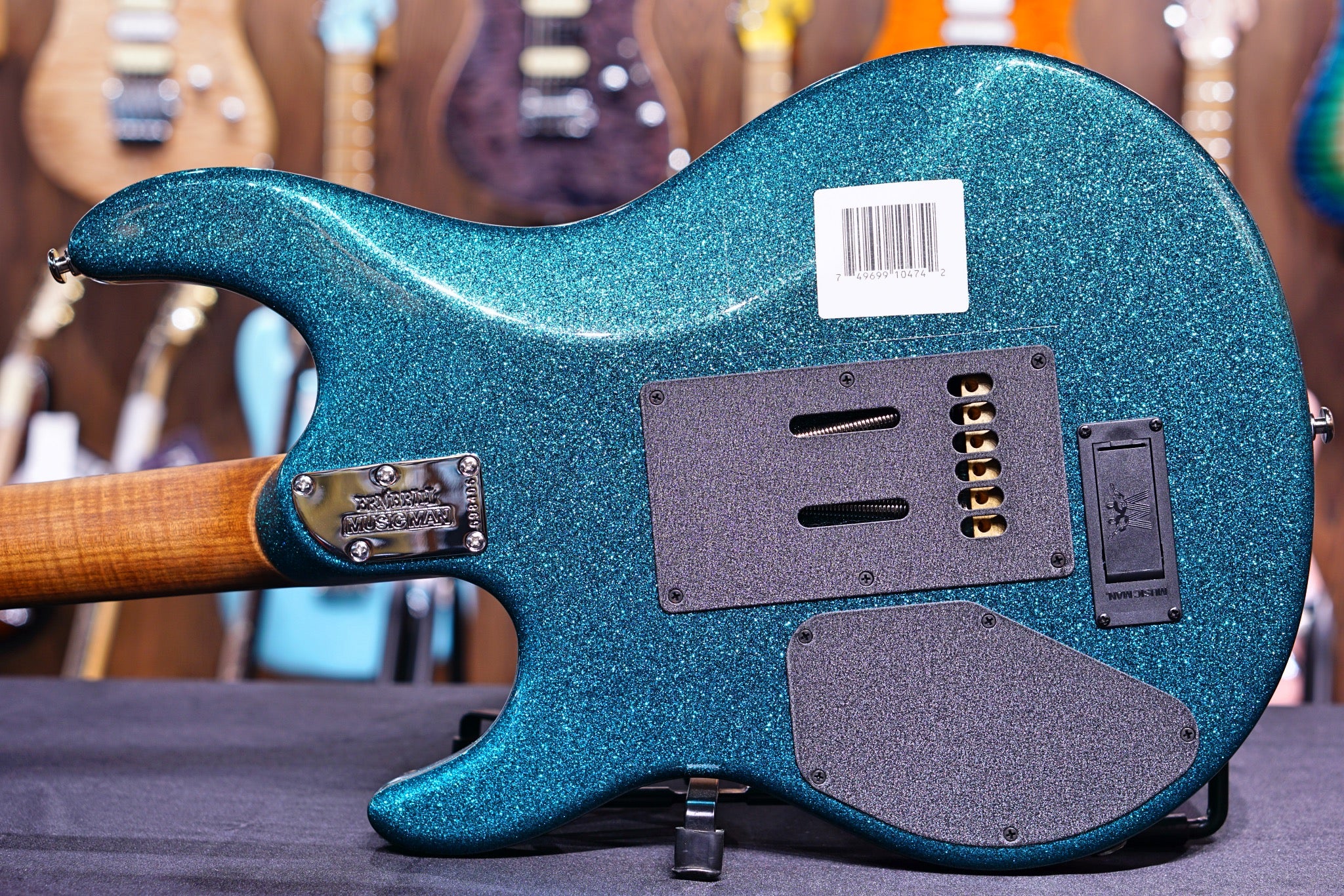 Ernie Ball Music Man Luke III HH - Ocean Sparkle G98406 - Image 8