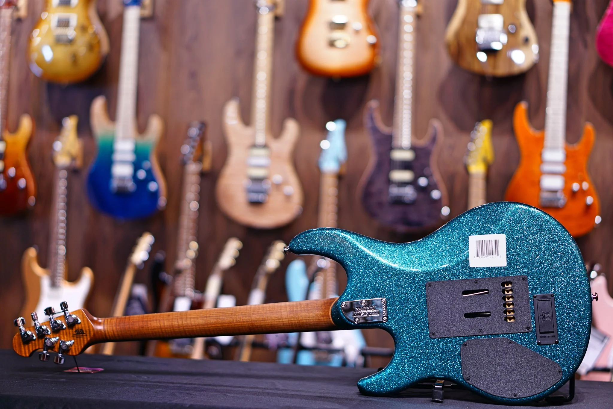 Ernie Ball Music Man Luke III HH - Ocean Sparkle G98406 - Image 9