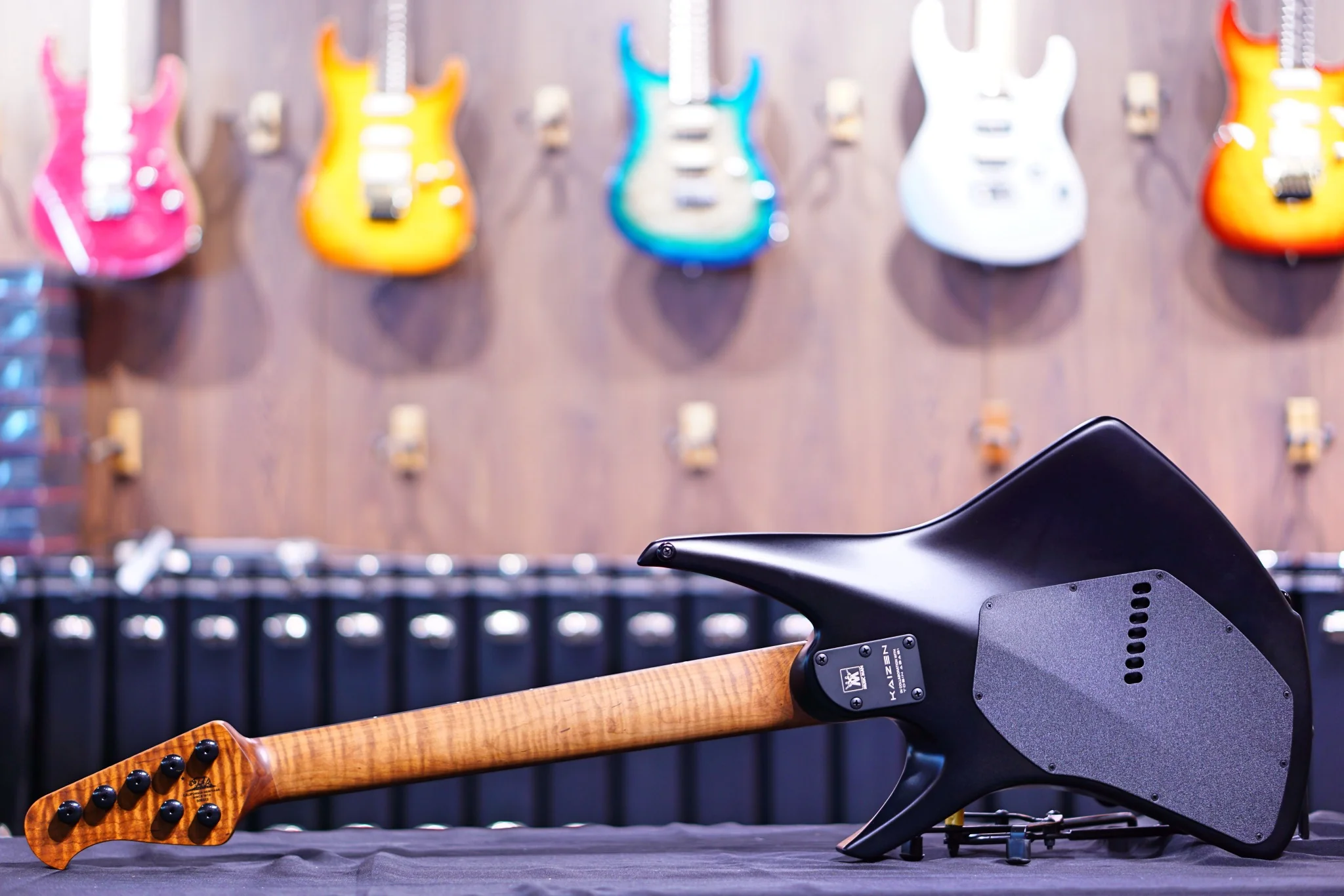 Ernie ball Musicman Kaizen 7 Spectraflare apollo black S08373 - Image 9