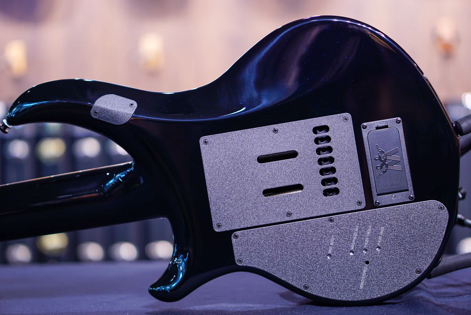 Ernieball Musicman Majesty 7 okelani blue M017077 - Image 7