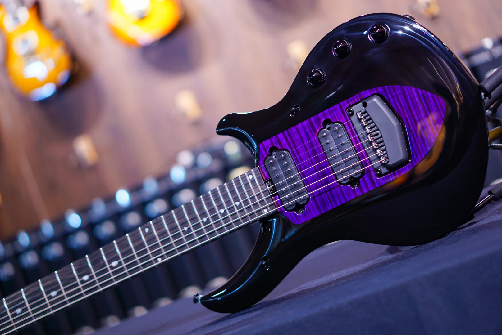 Ernieball Musicman Majesty 7 Wisteria Blossom M017082 - Image 11