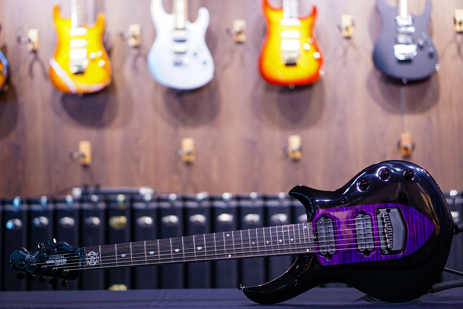 Ernieball Musicman Majesty 7 Wisteria Blossom M017082 - Image 12