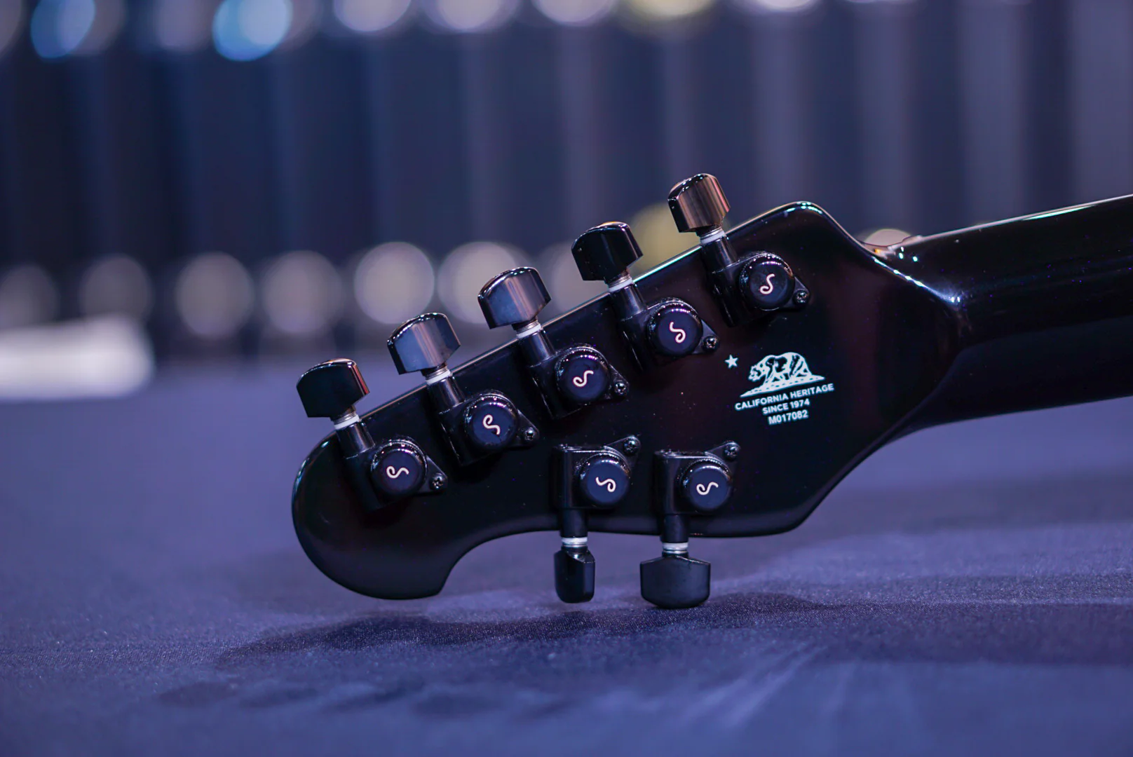 Ernieball Musicman Majesty 7 Wisteria Blossom M017082 - Image 5