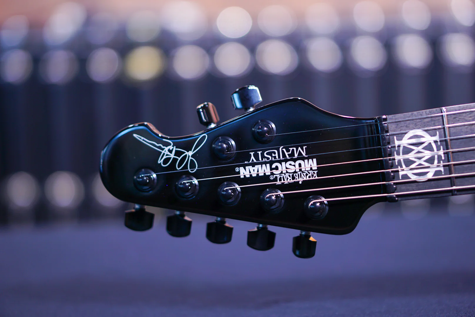 Ernieball Musicman Majesty 7 Wisteria Blossom M017082 - Image 6