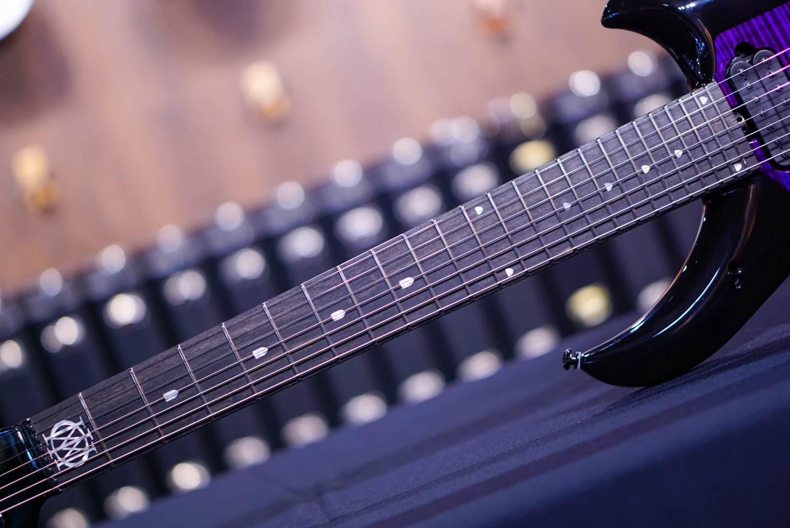 Ernieball Musicman Majesty 7 Wisteria Blossom M017082 - Image 7