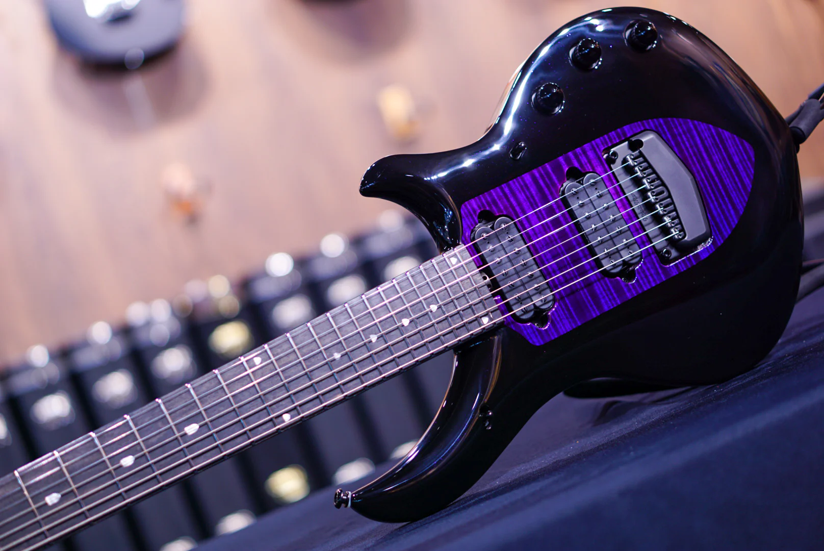 Ernieball Musicman Majesty 7 Wisteria Blossom M017082 - Image 8