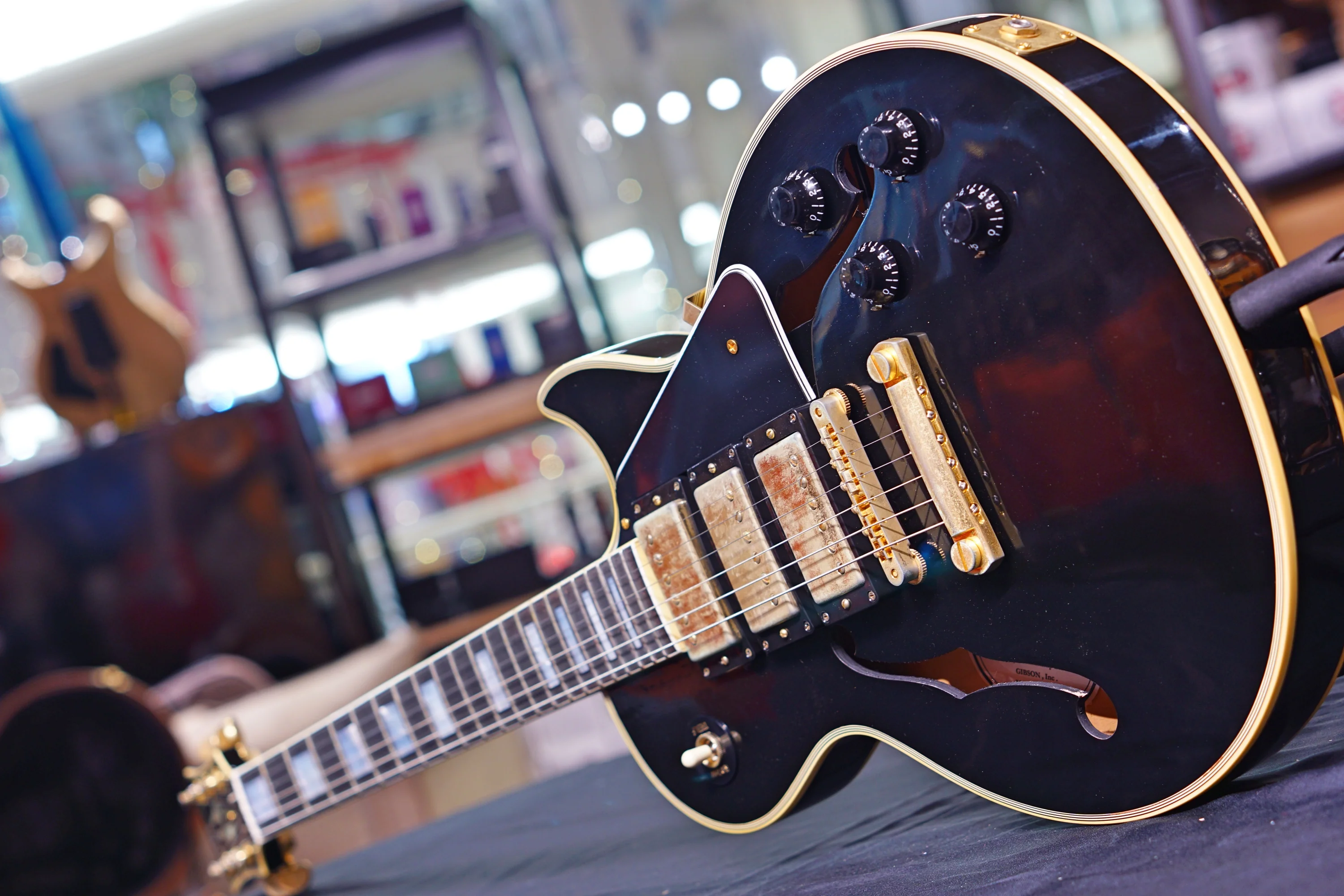 Gibson ES Les Paul Custom Black Beauty VOS ESLPBB15EBGH1 - Image 3