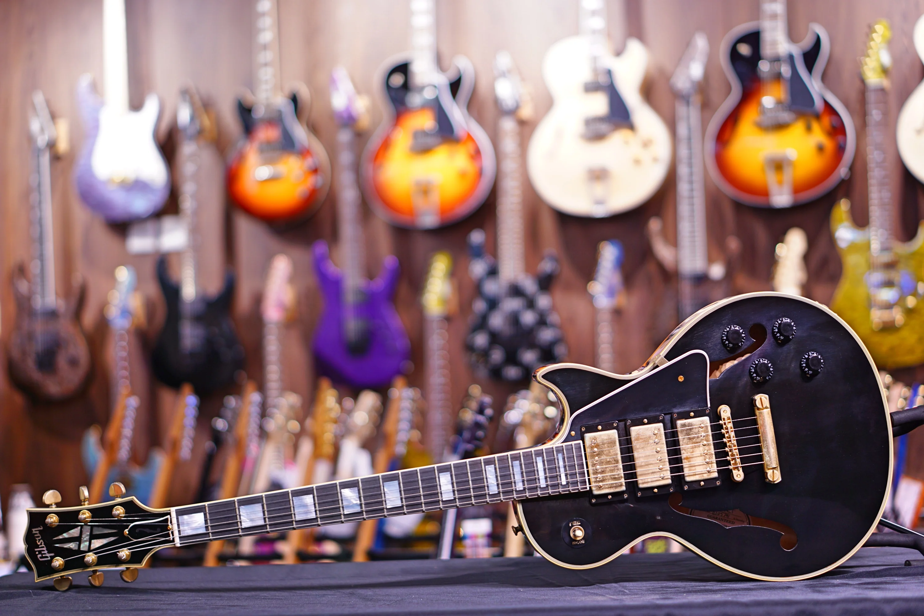 Gibson ES Les Paul Custom Black Beauty VOS ESLPBB15EBGH1 - Image 5