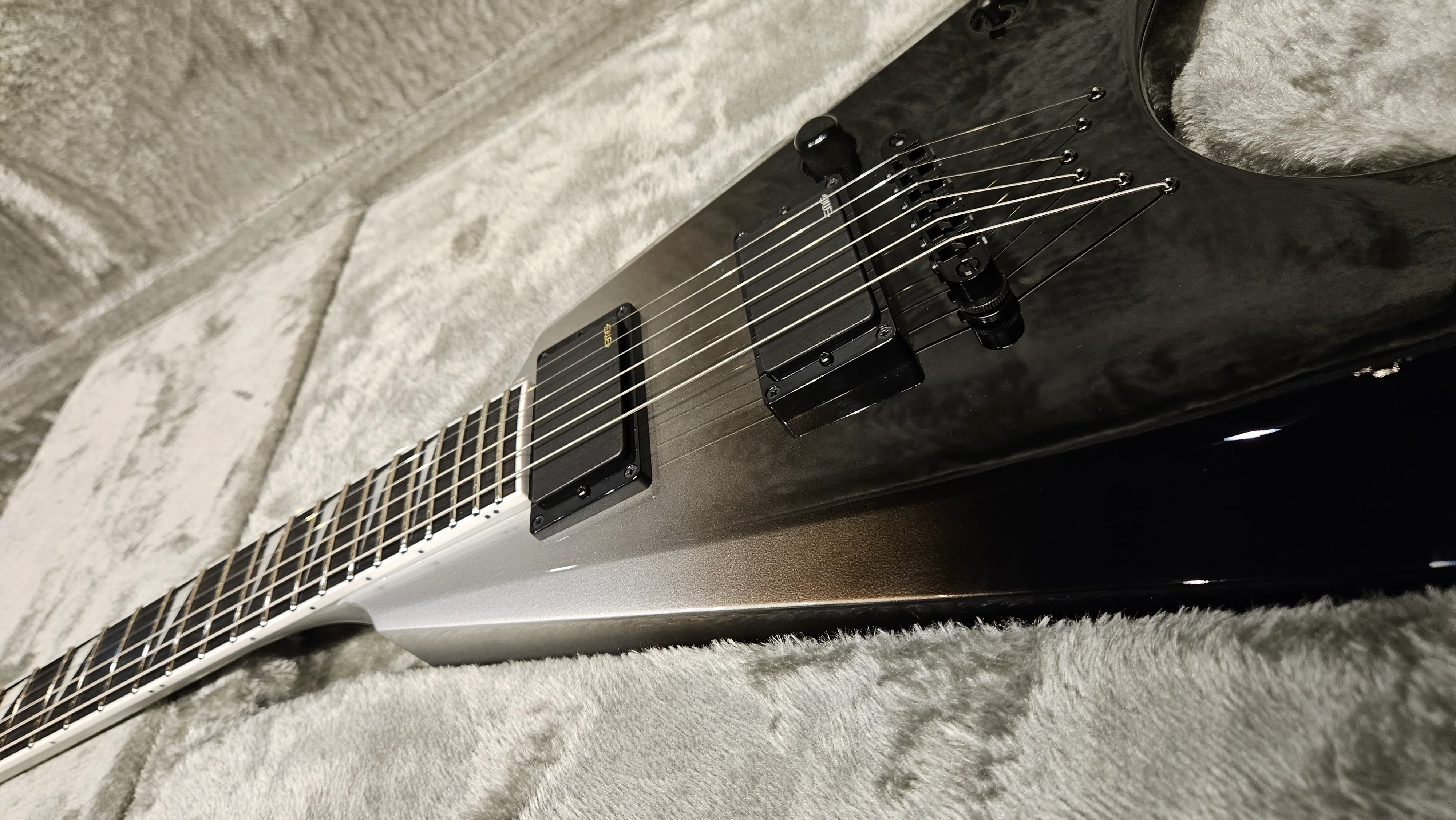 ESP E-II ARROW FR Black silver fade ES4461223 - Image 10