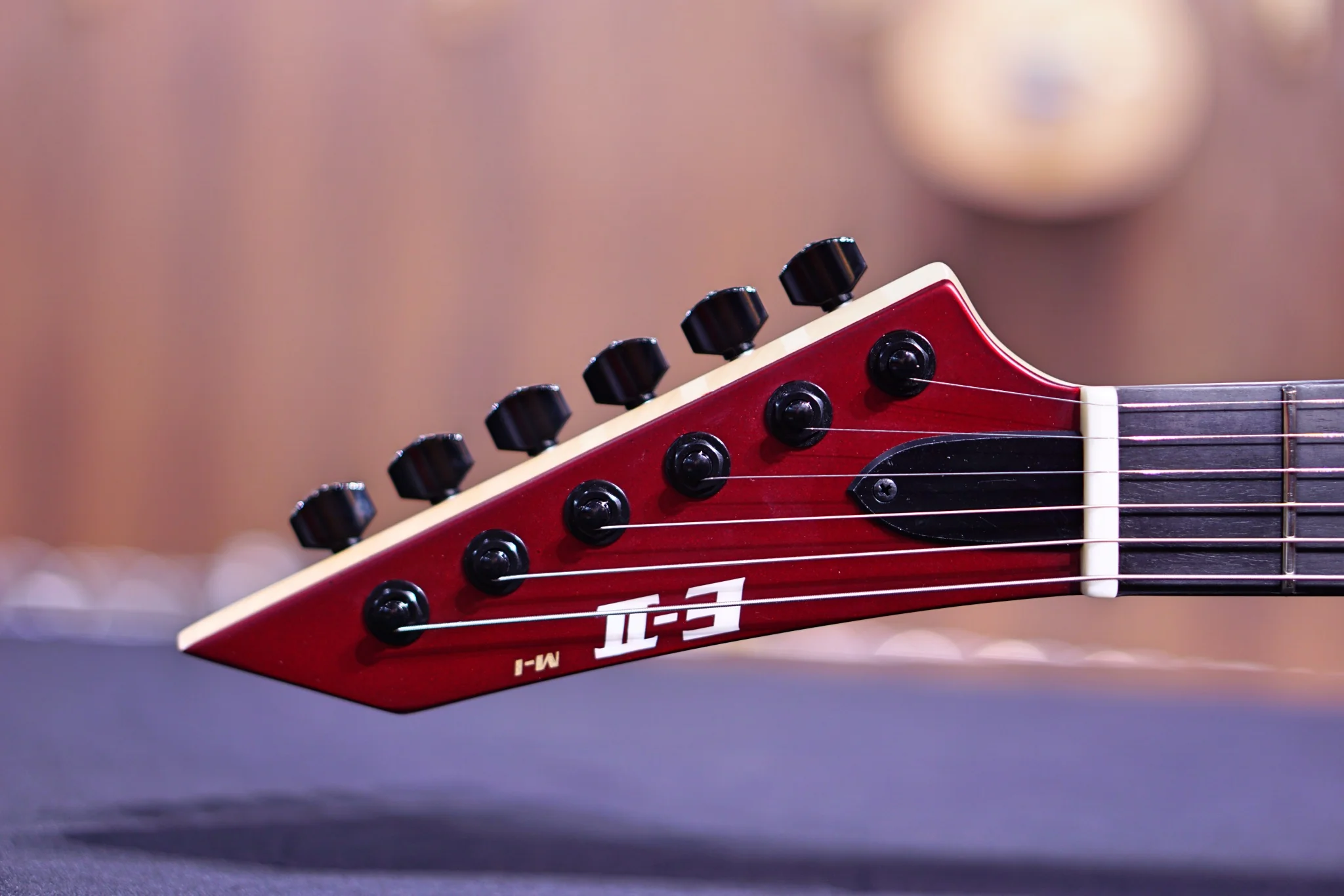 ESP E-II M-I THRU NT DEEP CANDY APPLE RED ES8233203 - Image 3