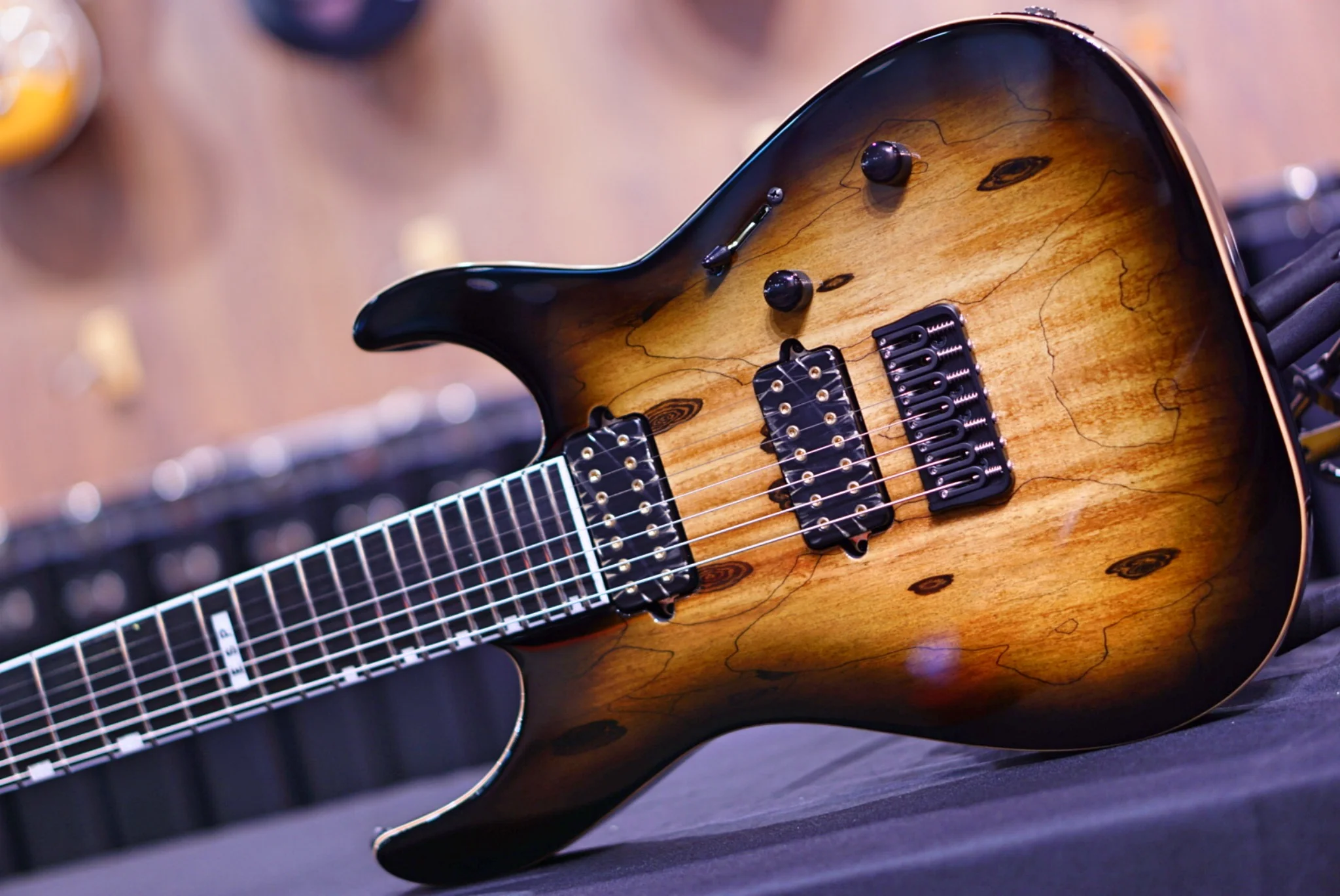 ESP E-II M-II 7 NT DARK BROWN NATURAL BURST ES6402203 - Image 3