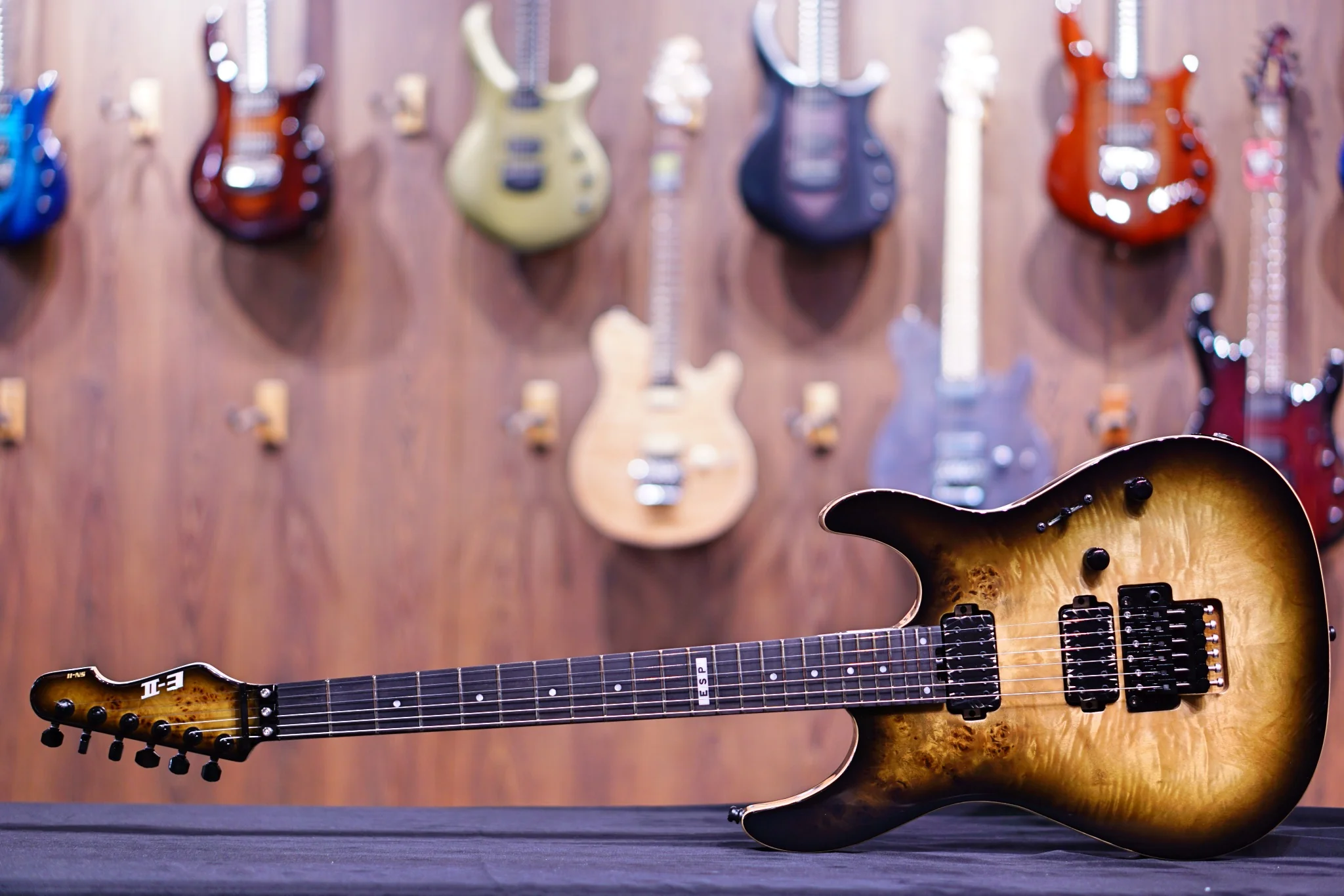 ESP E-II SN-2 Electric Guitar - Nebula Black Burst ES3614203 - Image 4