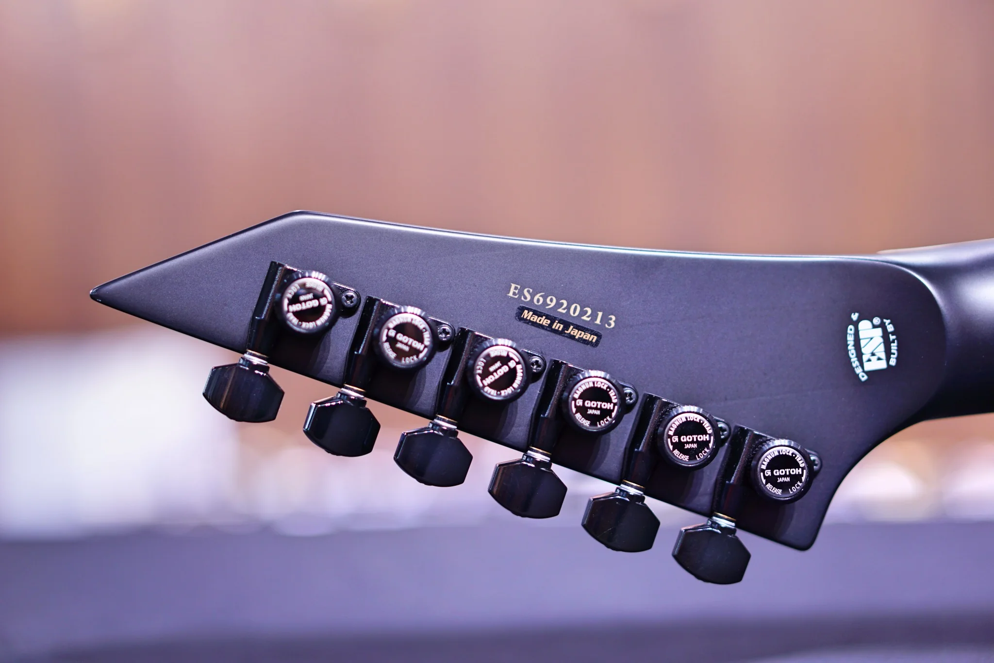 ESP E-II M-I THRU NT QM See thru black burst ES6920213 (paint bubble) - Image 8