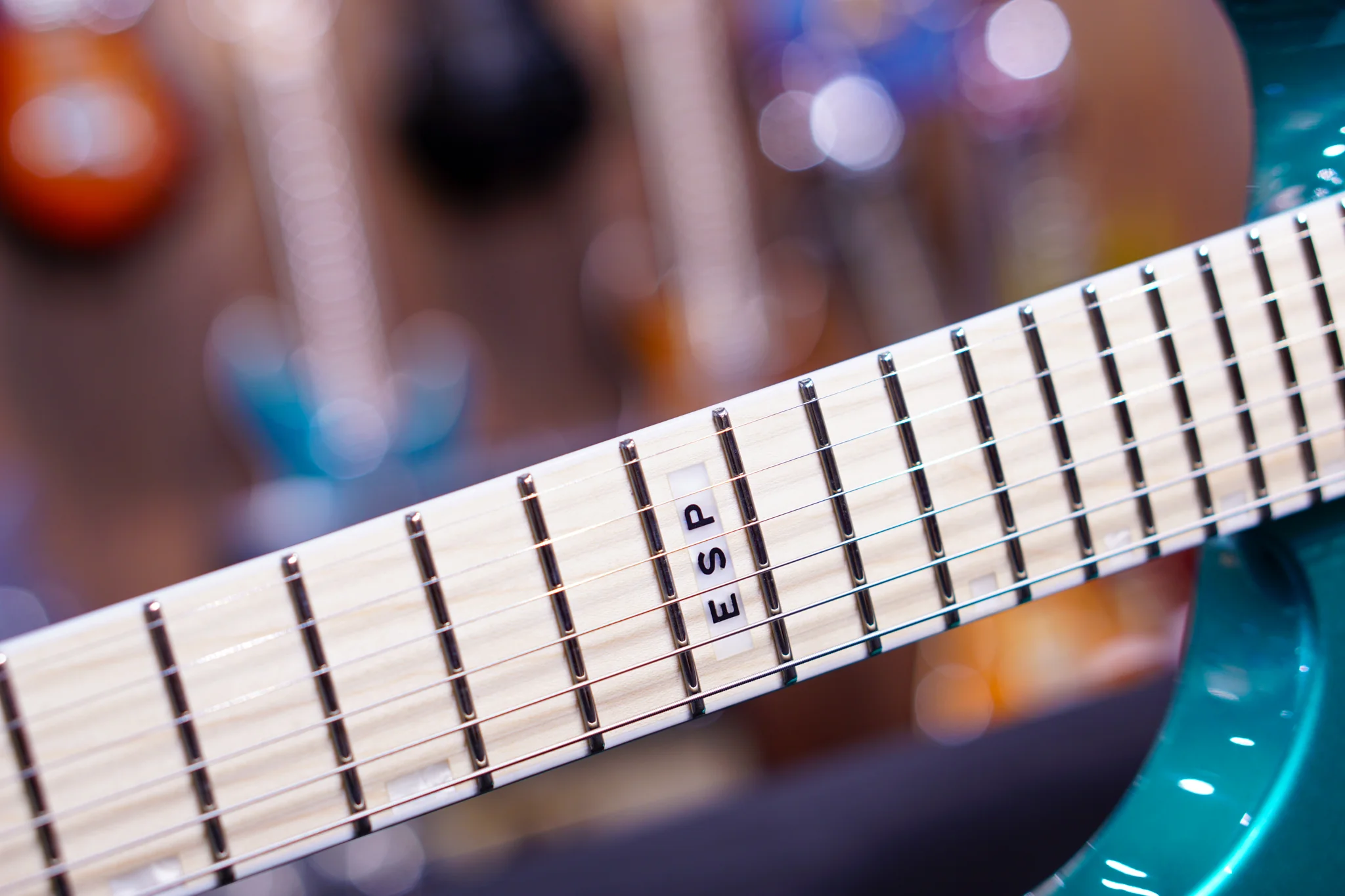 ESP E-II M-II HST/P90 Metallic Seaform Green ES0090213 - Image 3