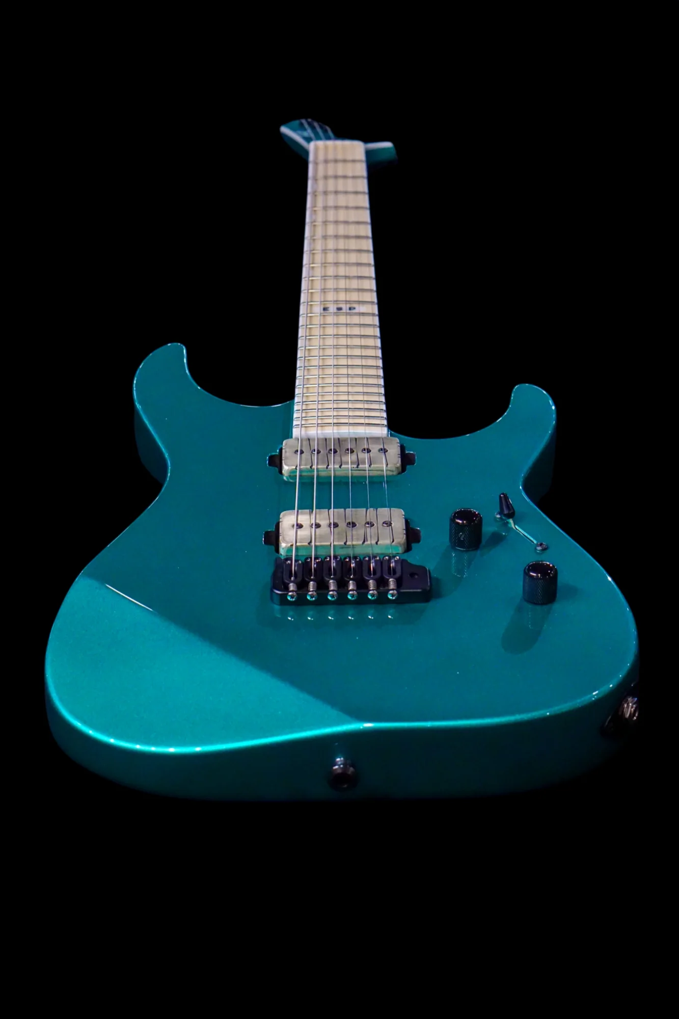 ESP E-II M-II HST/P90 Metallic Seaform Green ES0090213 - Image 9