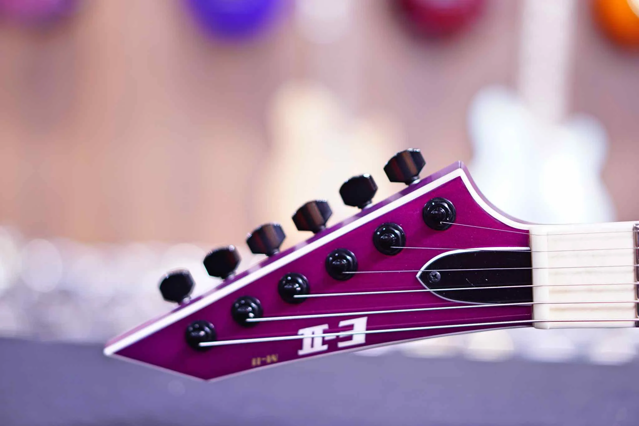 ESP E-II M-II HST/P90 Voodoo Purple ES1520213 - Image 3