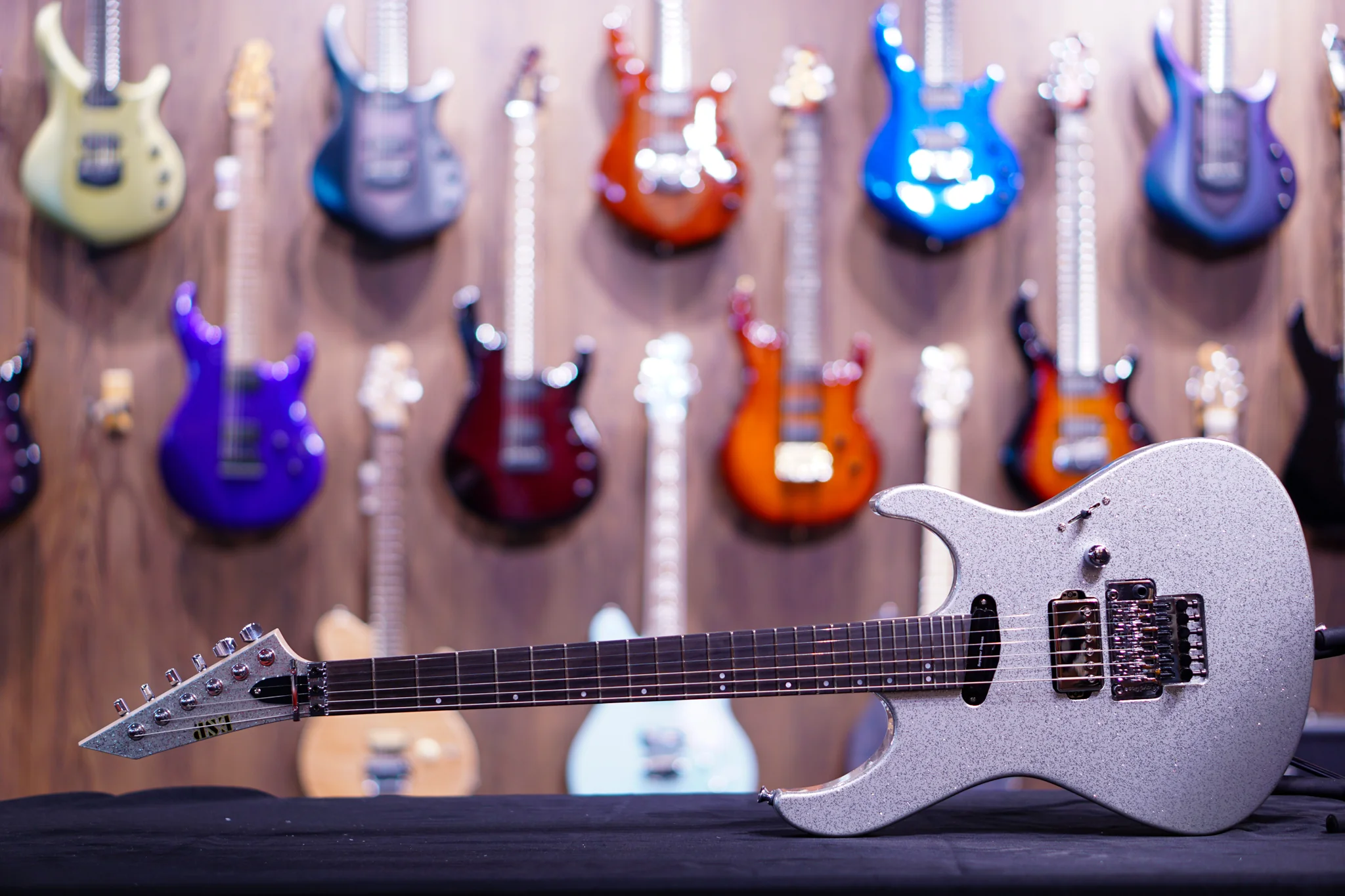 ESP original Maverick Silver Sparkle E5530212 - Image 5