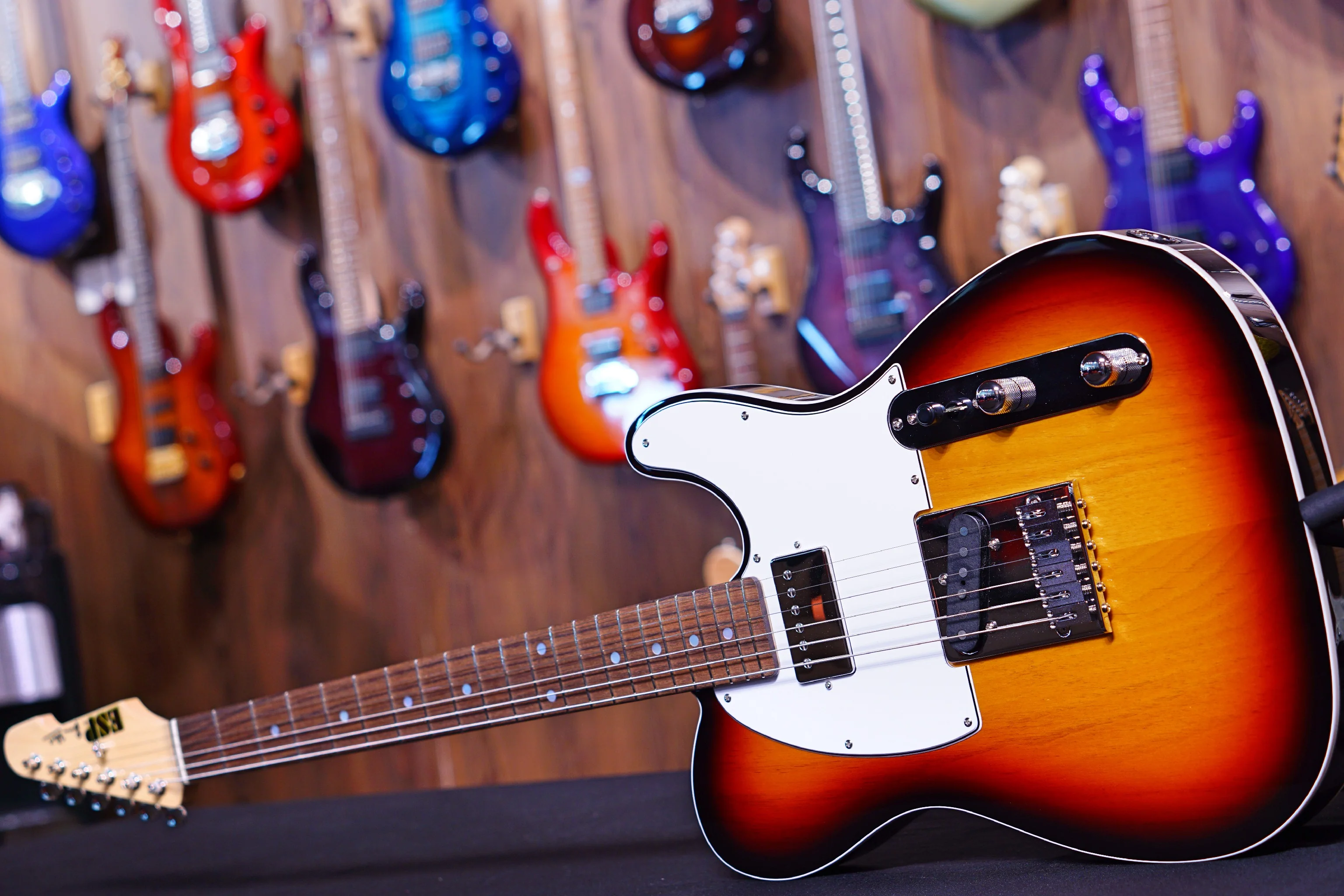 ESP RON WOOD 3 Tone Sunburst E8171202 - Image 3