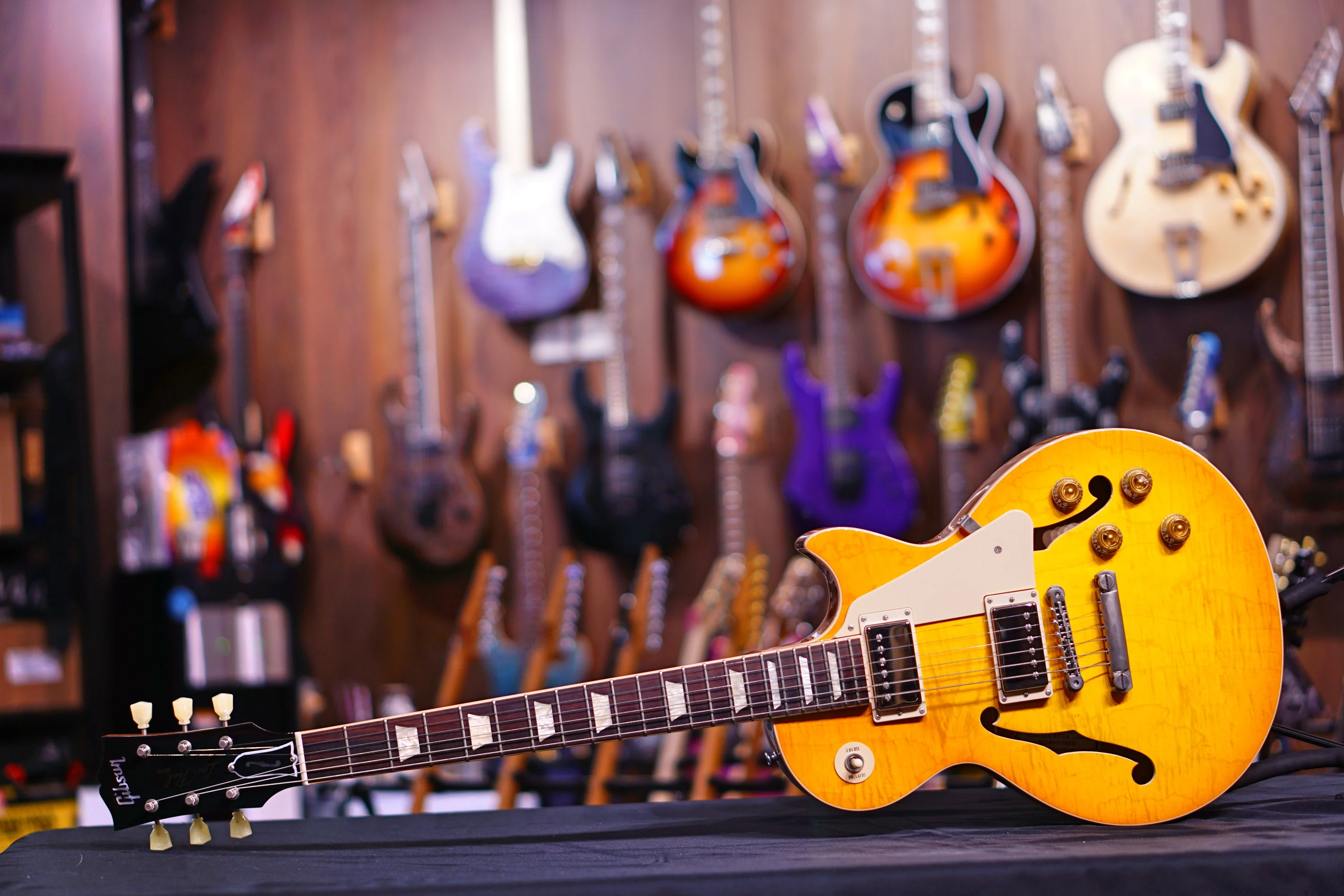 Gibson ES-Les Paul Lemon burst ESLP15LMNH1 - Image 3