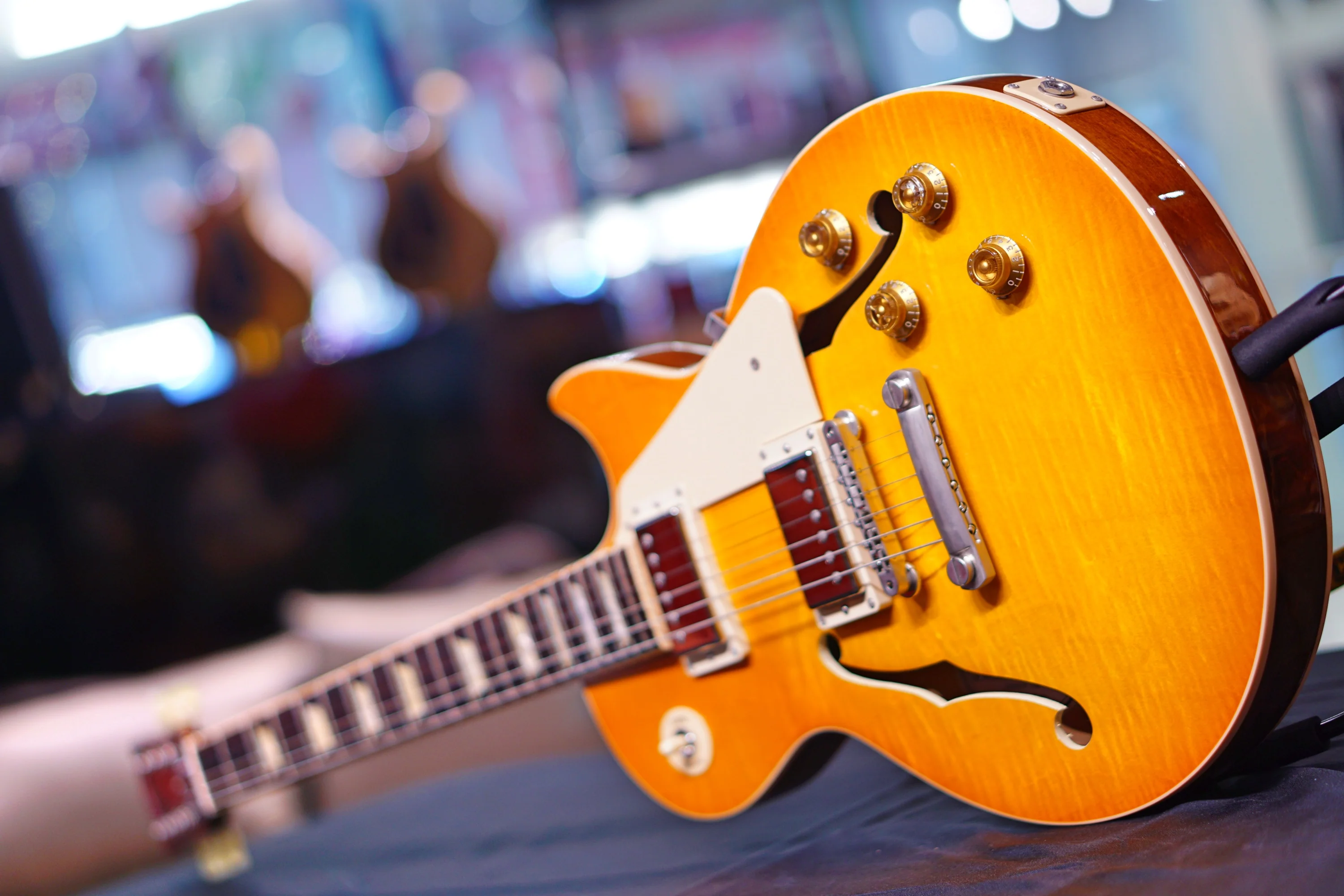 Gibson ES-Les Paul Lemon burst ESLP15LMNH1 - Image 4