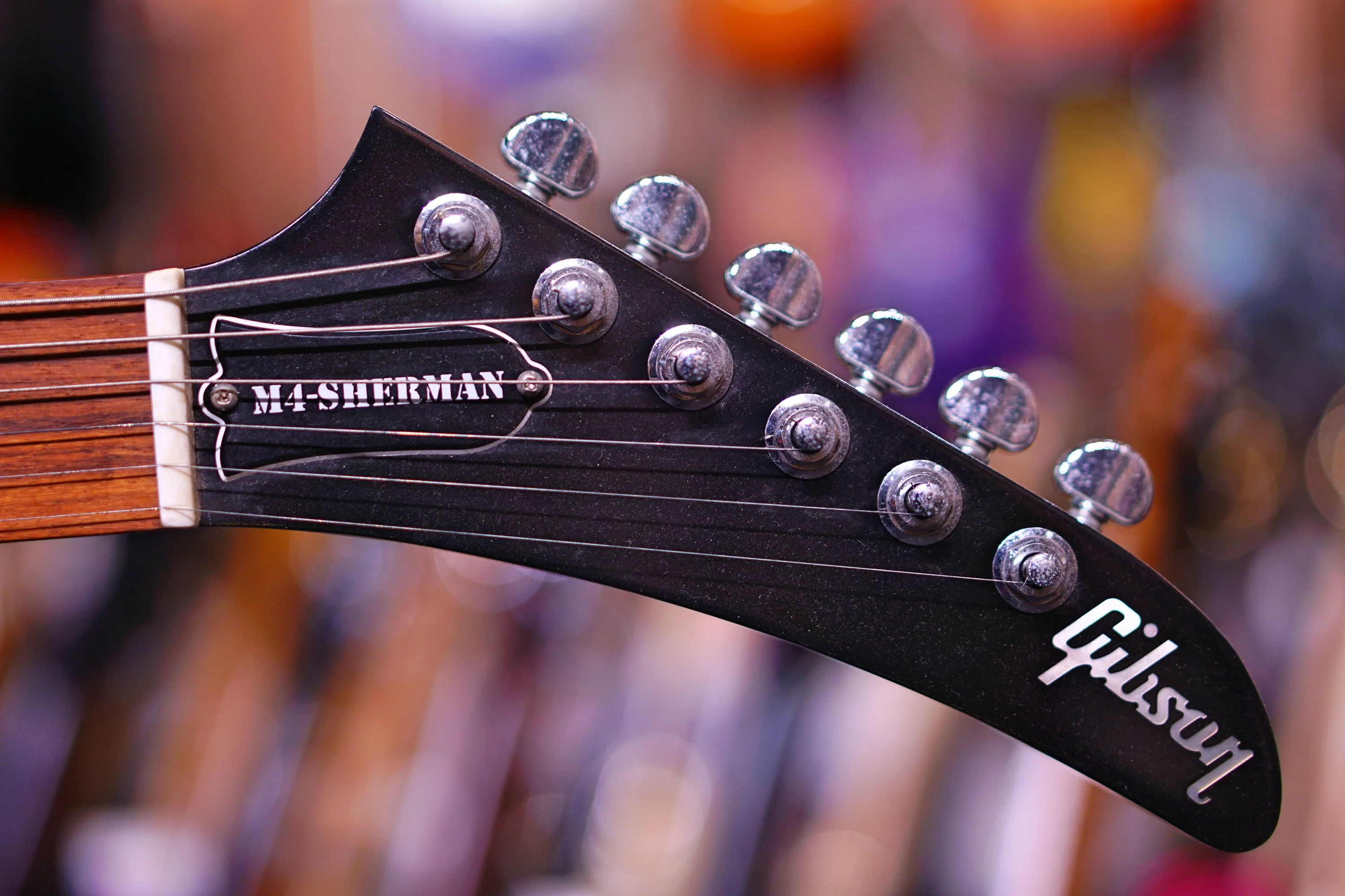 Gibson Jason Hook M-4 Sherman Explorer Alpine White w/ Army Green Stripes DSJHEGCH1 - Image 5