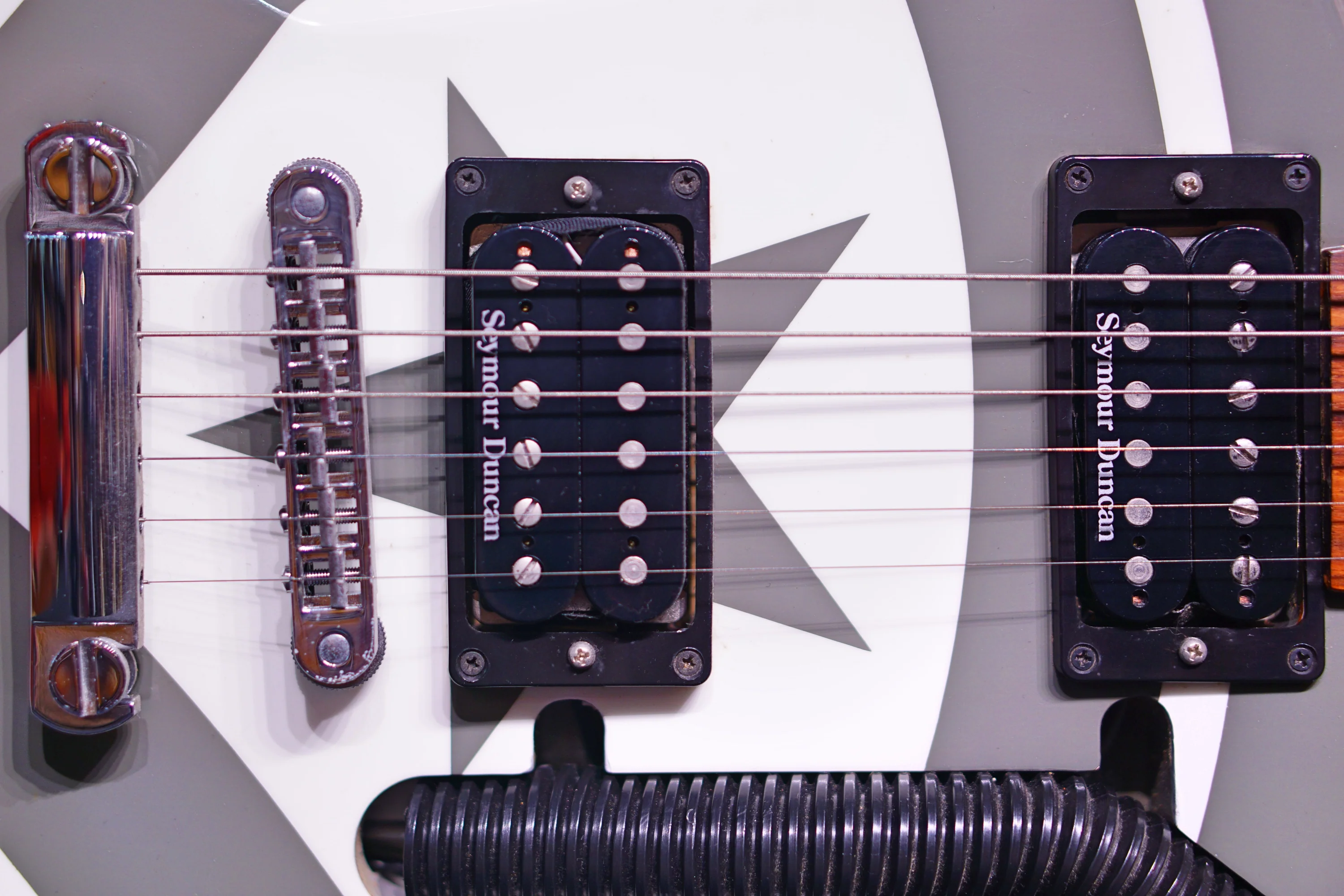 Gibson Jason Hook M-4 Sherman Explorer Alpine White w/ Army Green Stripes DSJHEGCH1 - Image 6