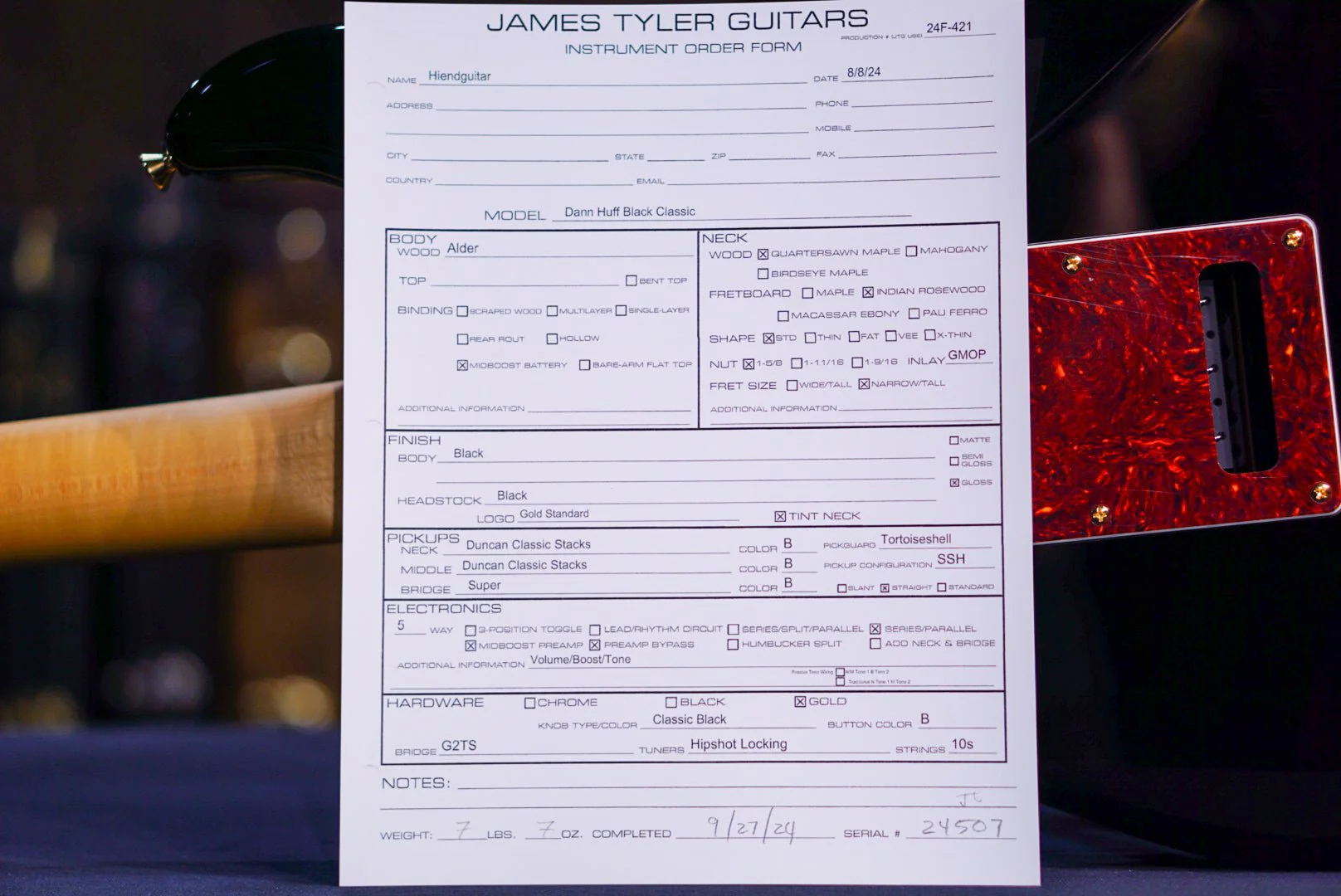 James Tyler Dann Huff Black Classic – 24507 - Image 10