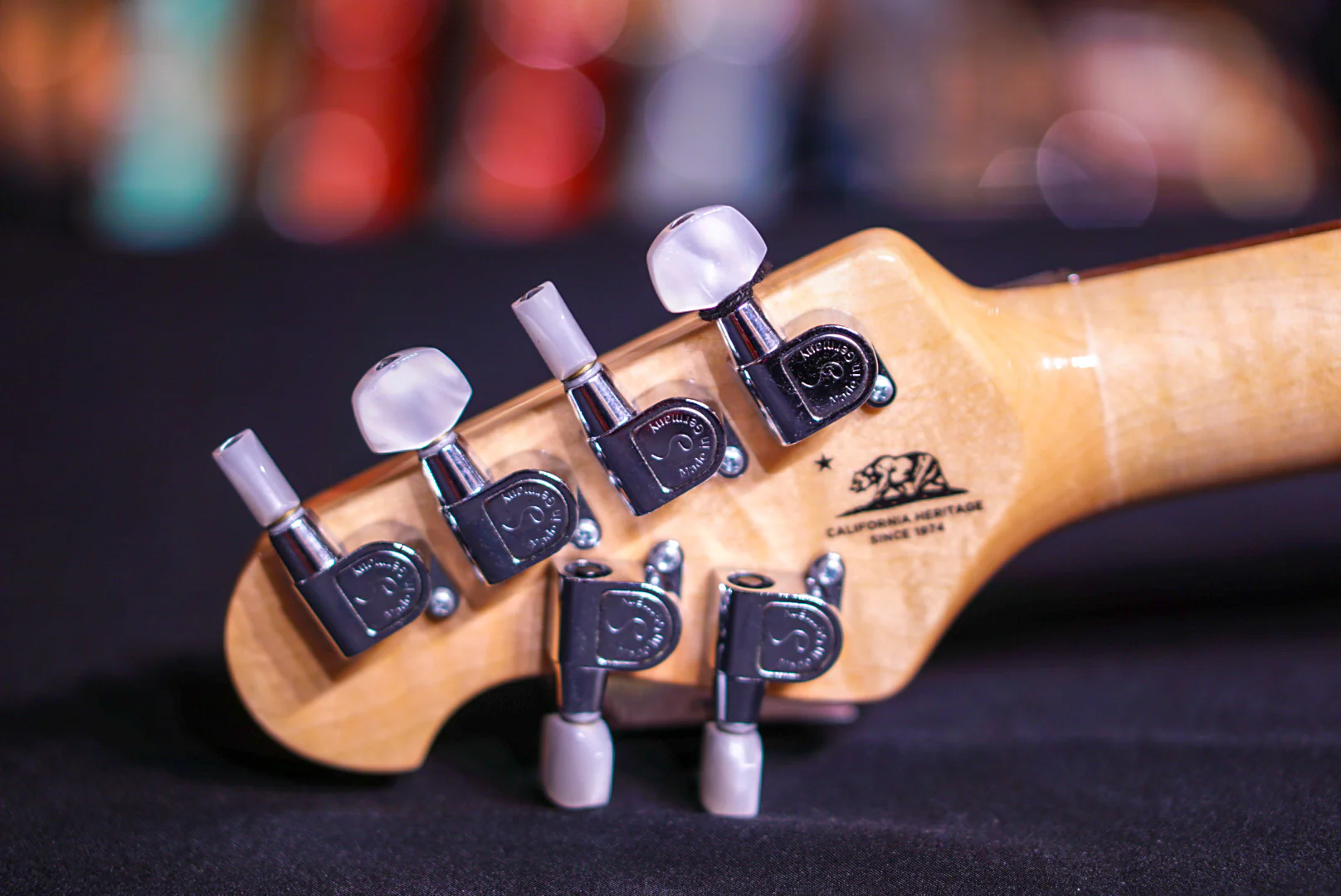 Ernie Ball Music Man Axis Natural Quilt Match Headstock G85124 - Image 10