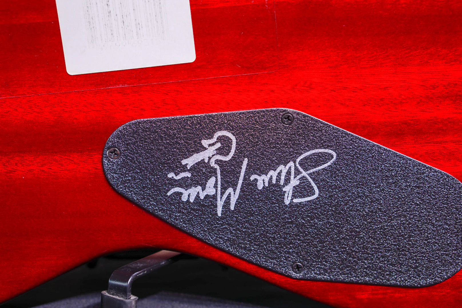 Ernie Ball Music Man Steve Morse HH BFR - Caramel Burst Flame G86051 - Image 3