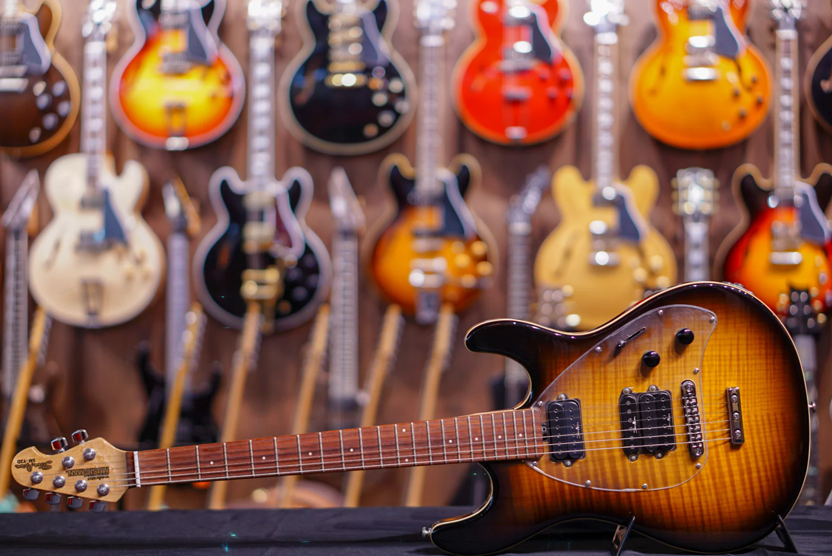 Ernie Ball Music Man Steve Morse Y2D Tobacco Sn G61746 - Image 5