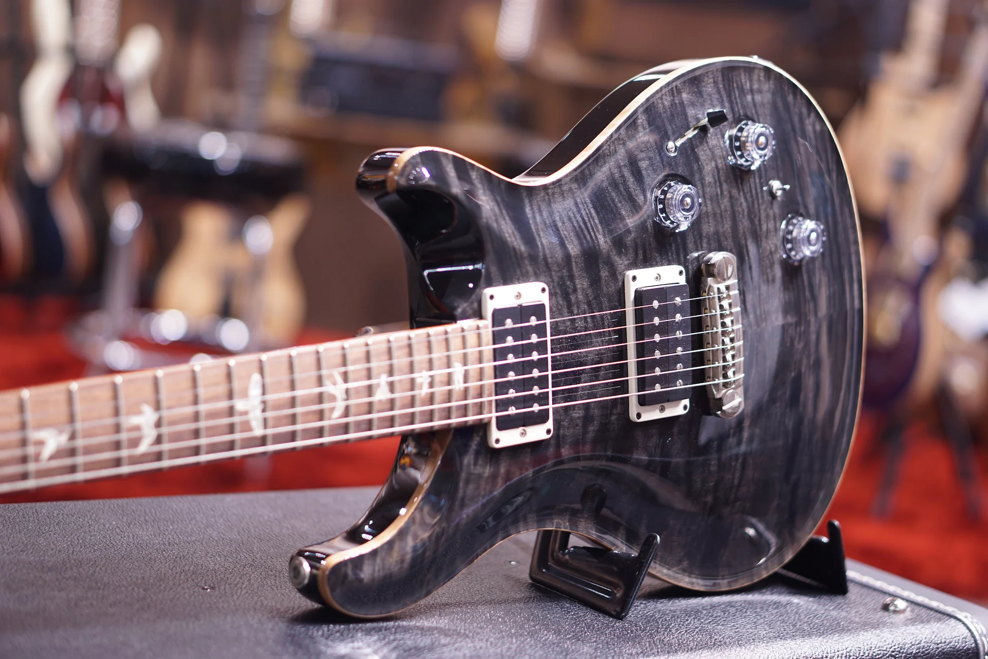 PRS P22, NON-10, PIEZO STTP NICKEL HARDWARE GREY BLACK sn 197544 ( DEMO UNIT  ) - Image 4