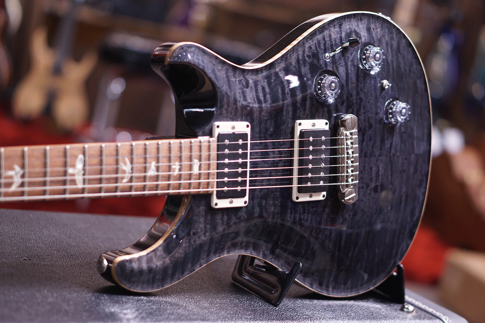 PRS P22 Quilt PIEZO STTP GREY BLACK sn 197190 ( DEMO UNIT  ) - Image 5