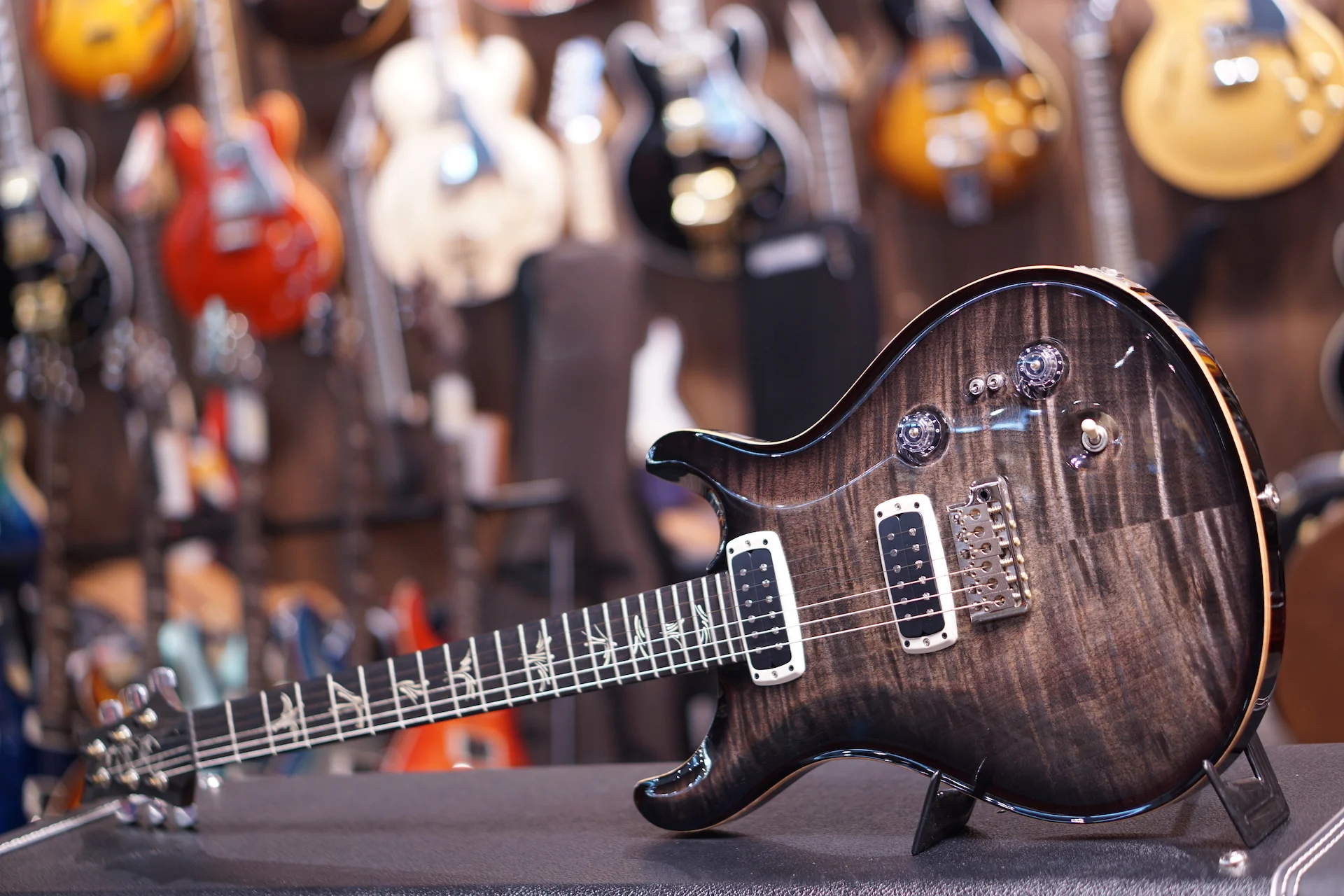 PRS Paul's Guitar w upgraded Katalox neck - Charcoal Burst - Image 4