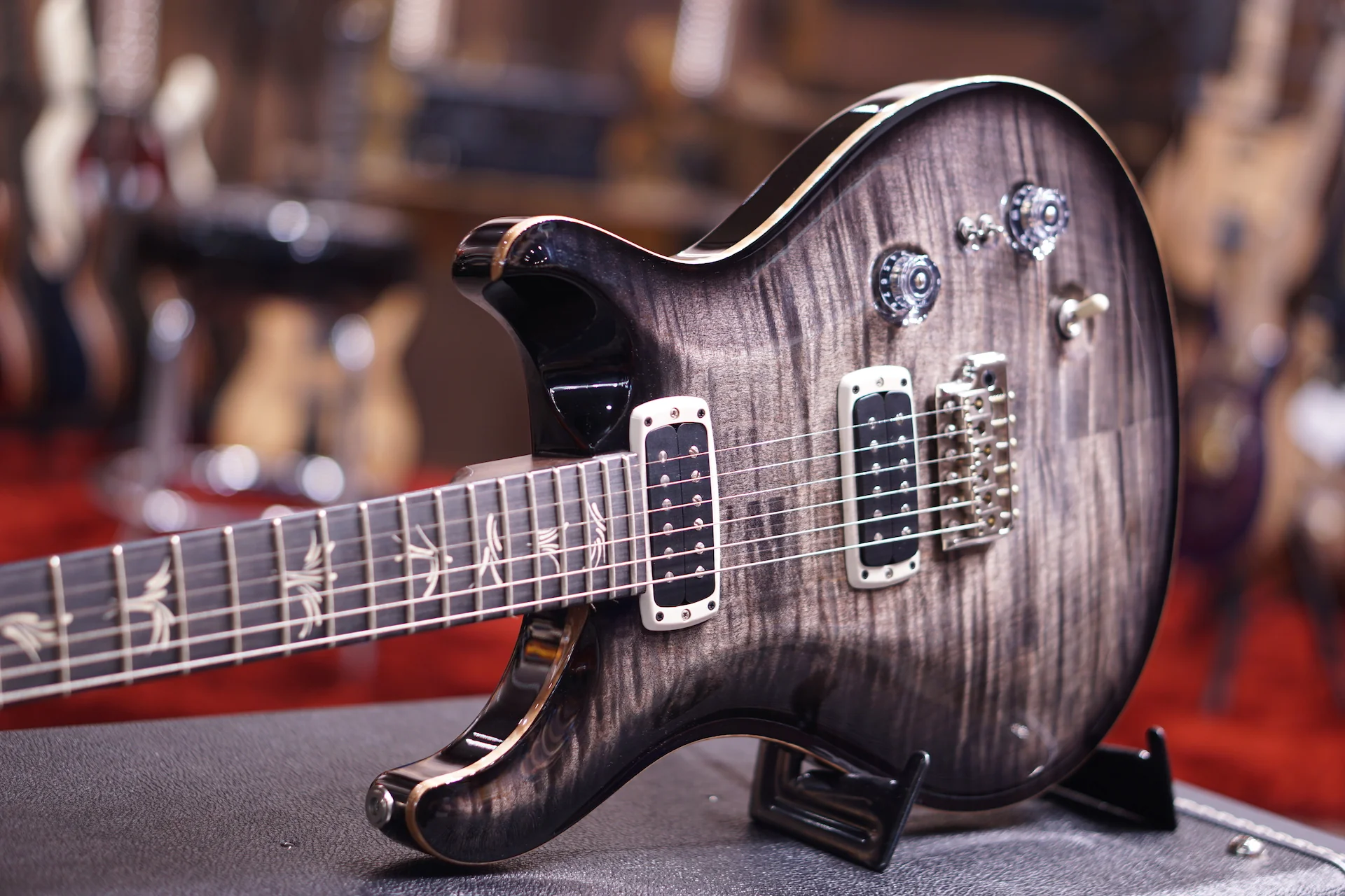 PRS Paul's Guitar w upgraded Katalox neck - Charcoal Burst - Image 5