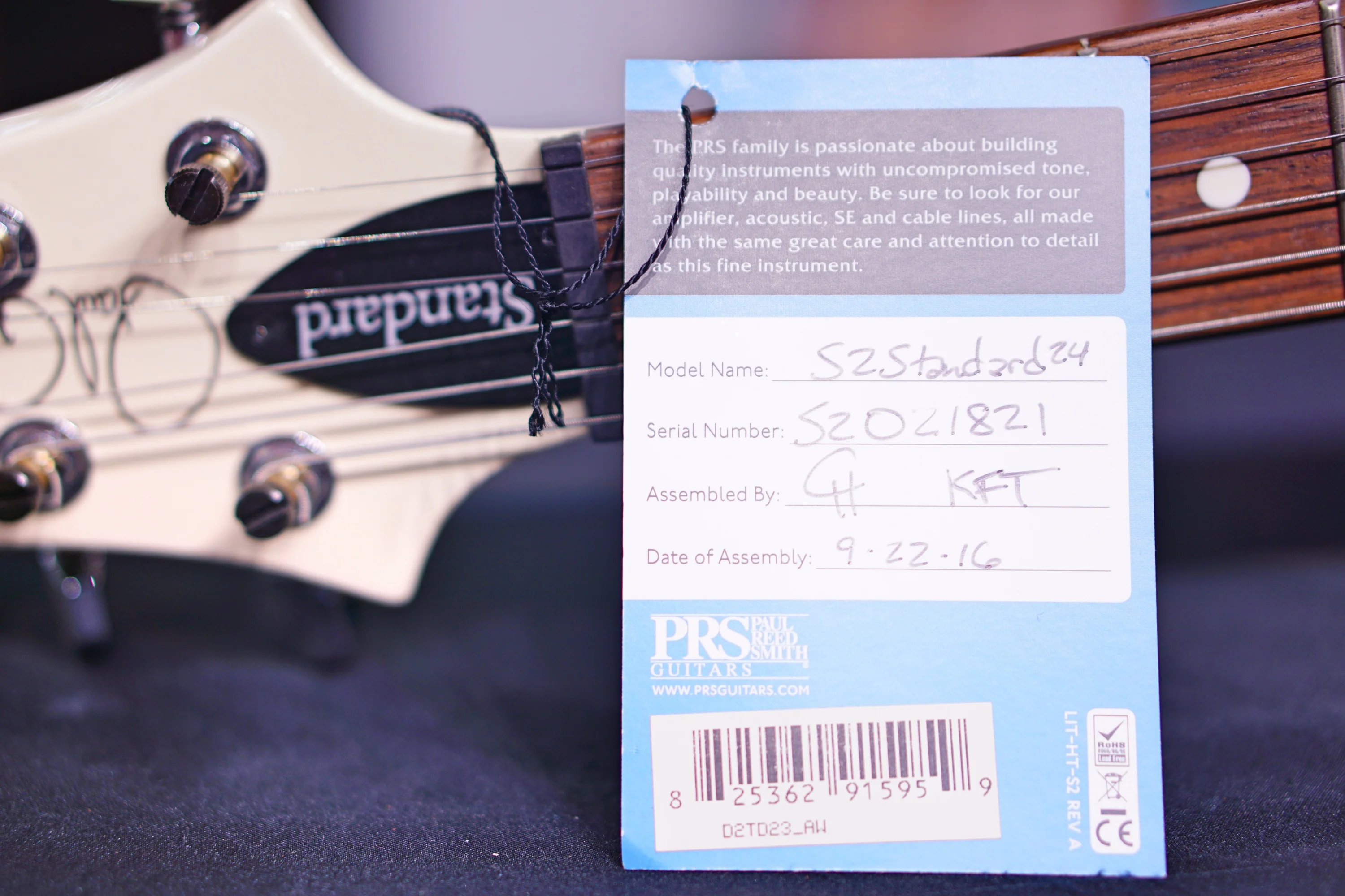 PRS S2 Standard 22 Vintage White 2021821 - Image 7