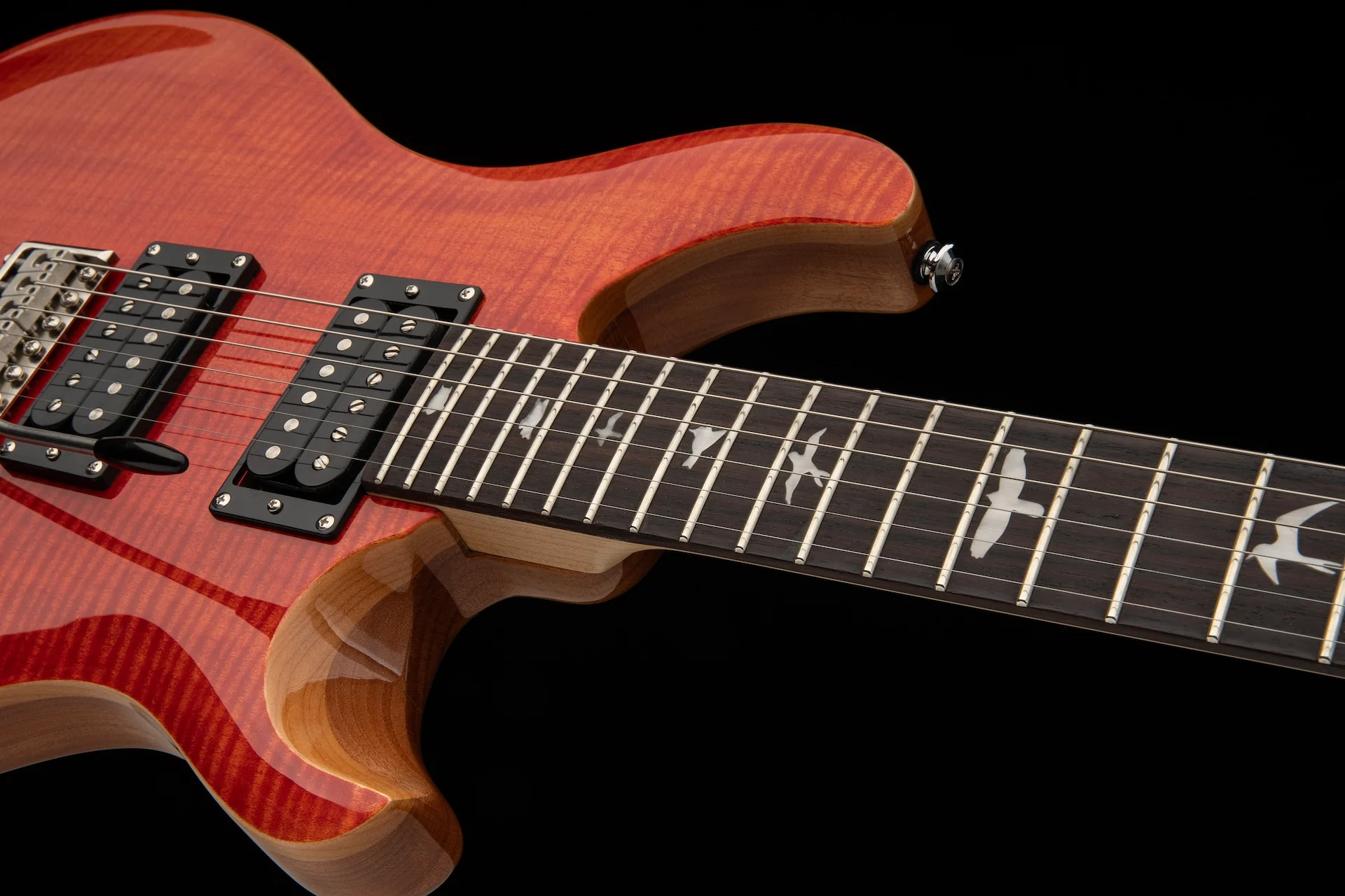 PRS SE CE 24 Bolt On Blood Orange - Image 3