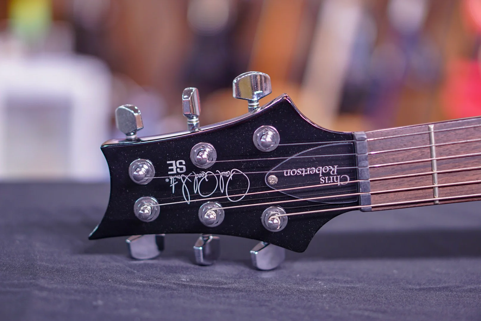 PRS SE Chris Robertson in Fire Red Burst - Image 4