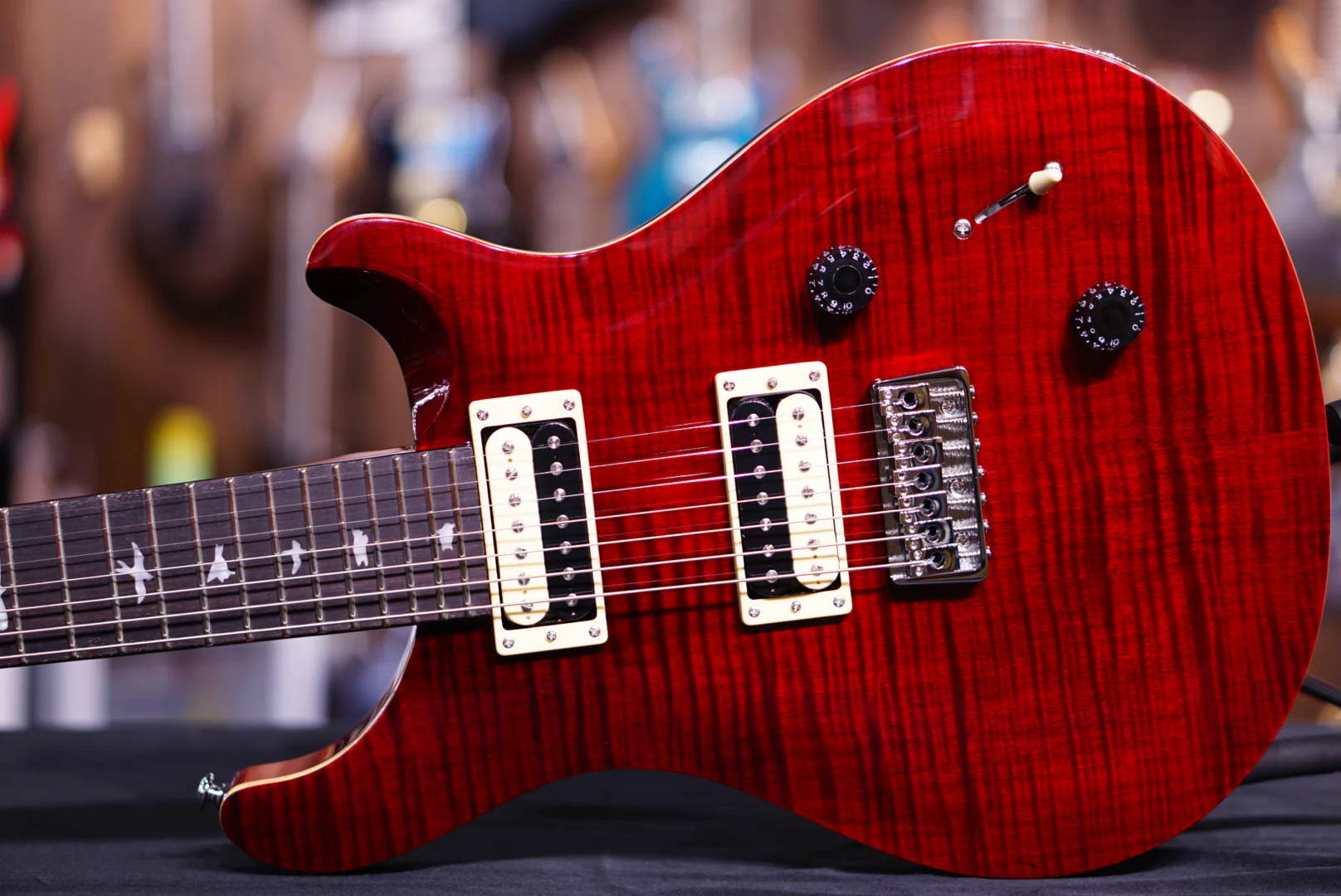 PRS SE Mark Holcomb SVN in Black Cherry - Image 3