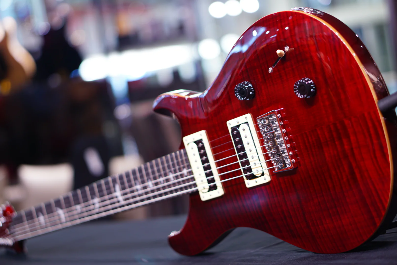 PRS SE Mark Holcomb SVN in Black Cherry - Image 4