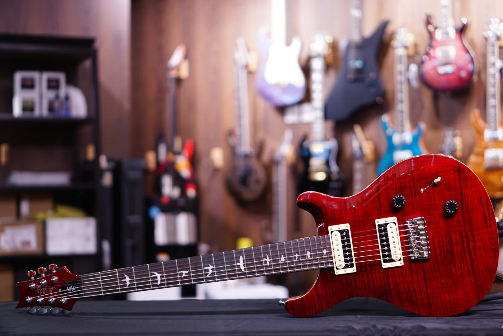 PRS SE Mark Holcomb SVN in Black Cherry - Image 6