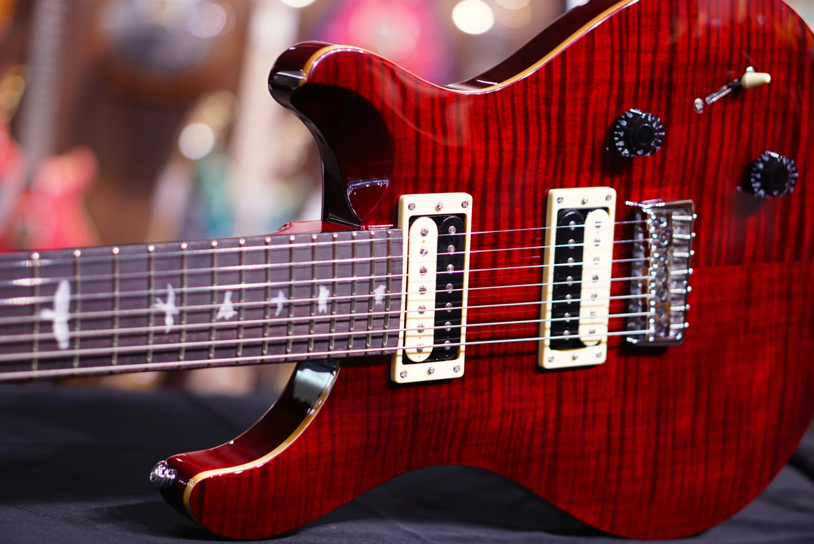 PRS SE Mark Holcomb SVN in Black Cherry - Image 7