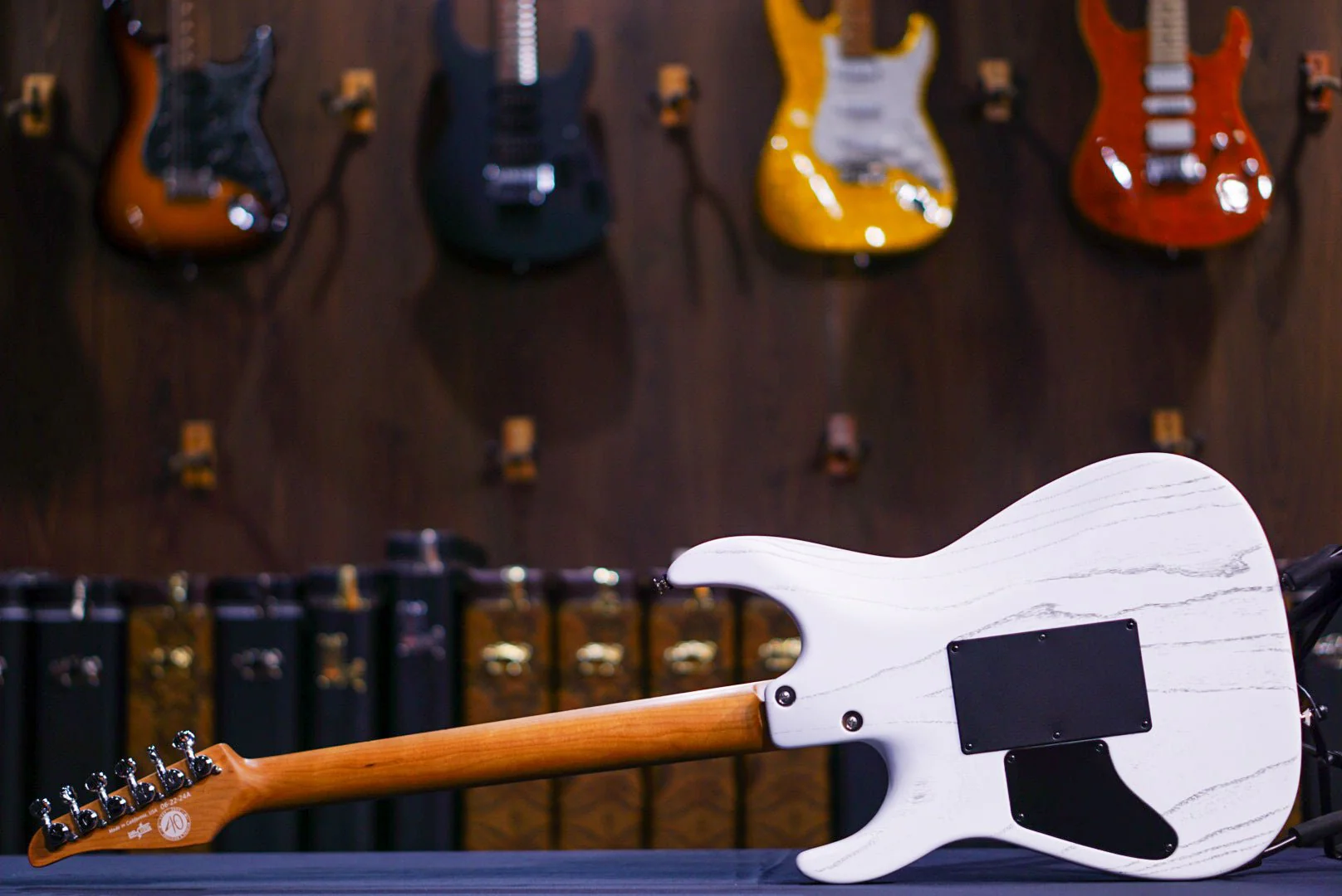 Tom Anderson Angel Player Satin Organic Grain White with Black  * 06-22-24A * - Image 12