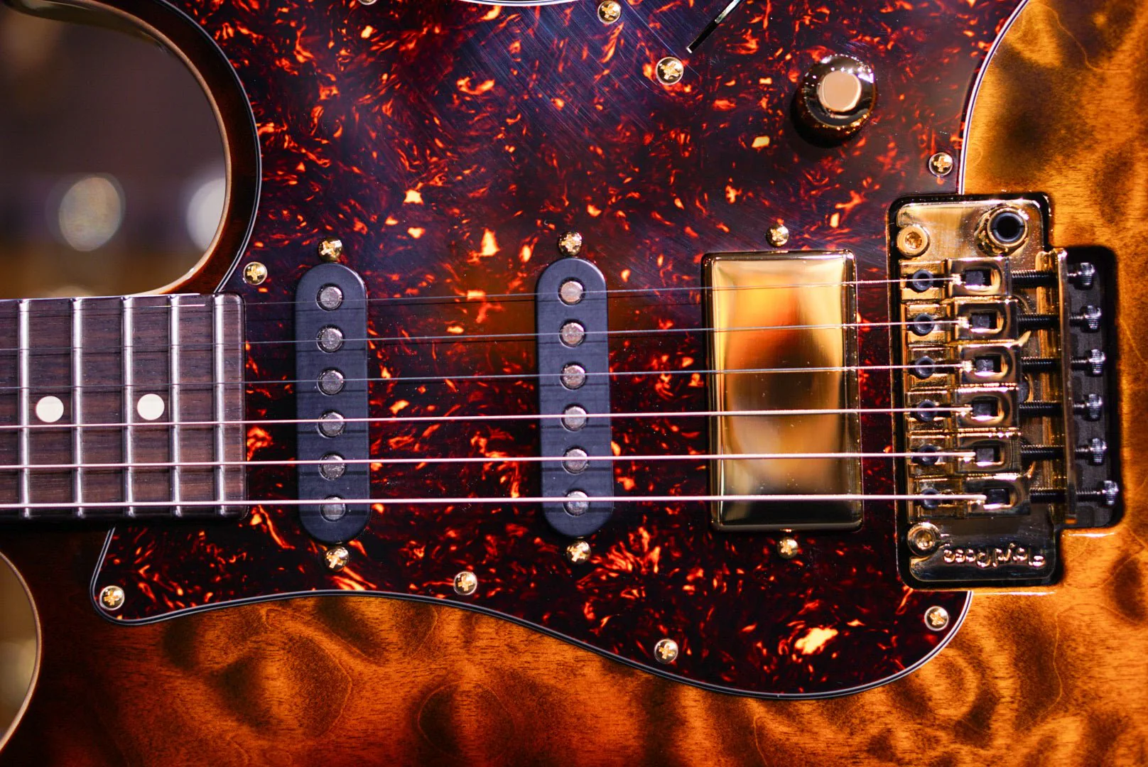 Tom Anderson Drop Top Classic Tiger Eye Burst  * 04-14-24N * - Image 3