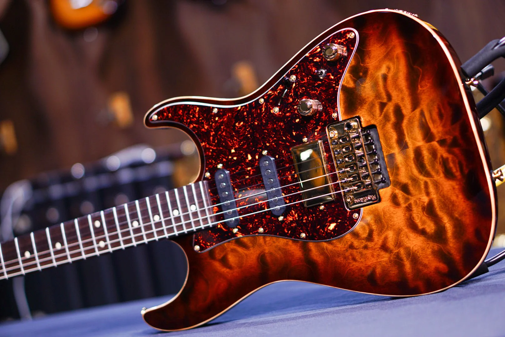 Tom Anderson Drop Top Classic Tiger Eye Burst  * 04-14-24N * - Image 4