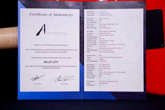 Tom Anderson Icon Classic * 04-15-25N * Ferrari Red - Image 6