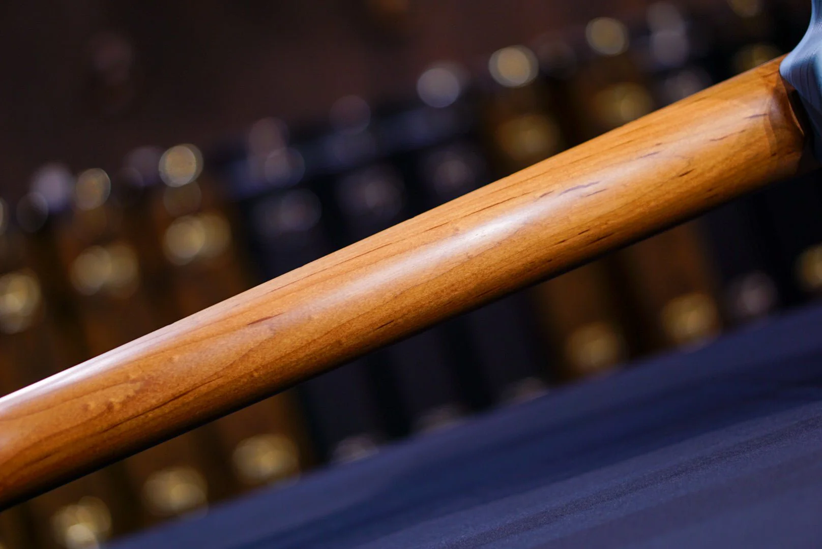 Tom Anderson Icon Classic Satin Organic Grain Sonic Blue with Brown * 07-26-24N * - Image 9